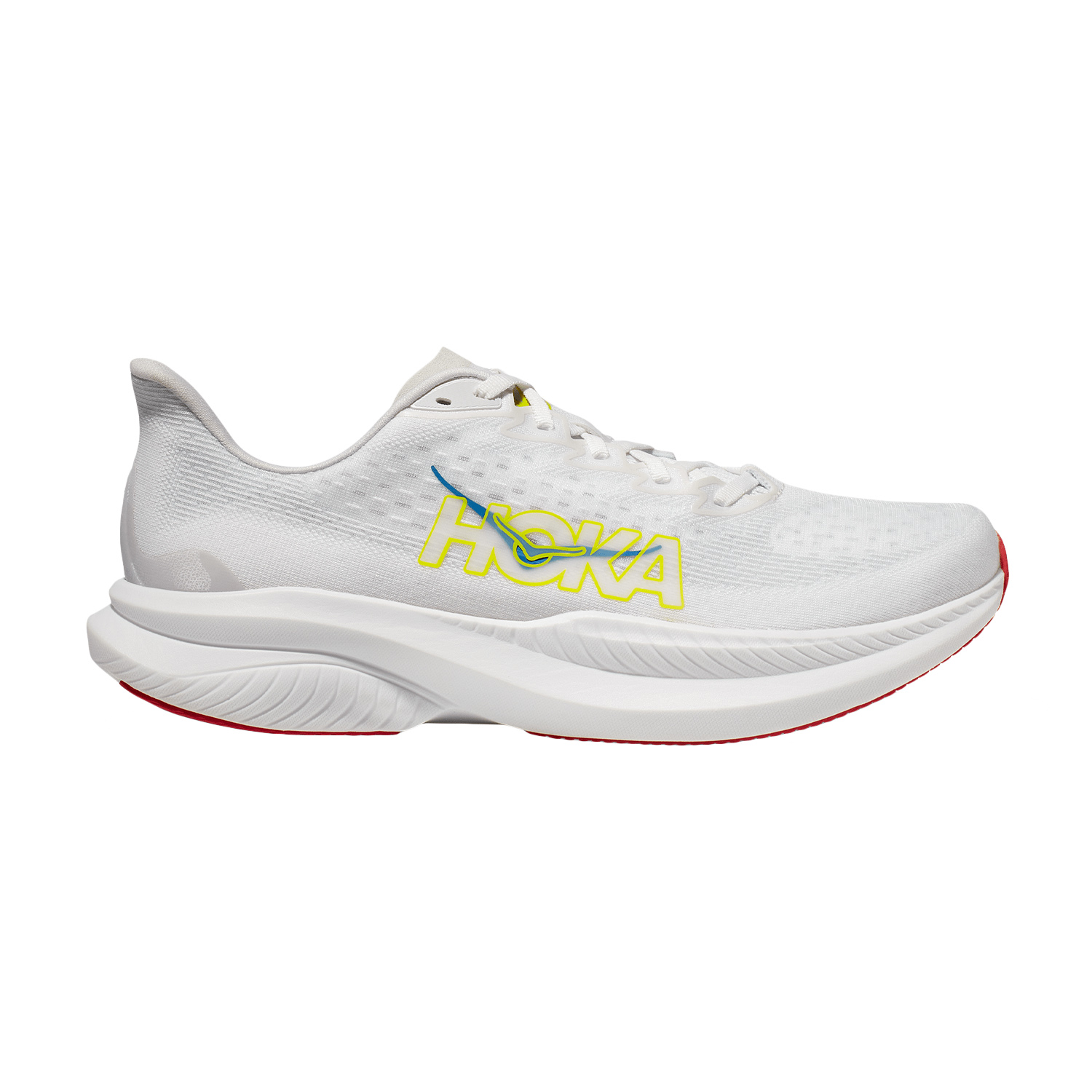 Hoka Mach 6 White/Nimbus Cloud