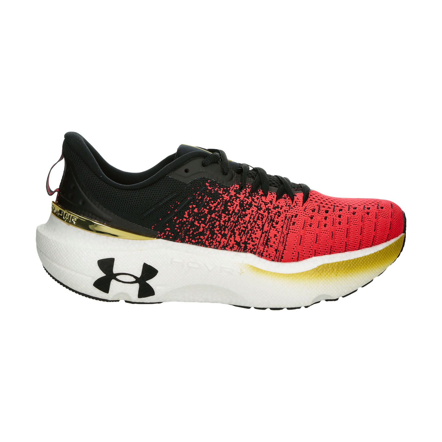 Under Armour Infinite Elite Black/Solar Red/Metallic Gold