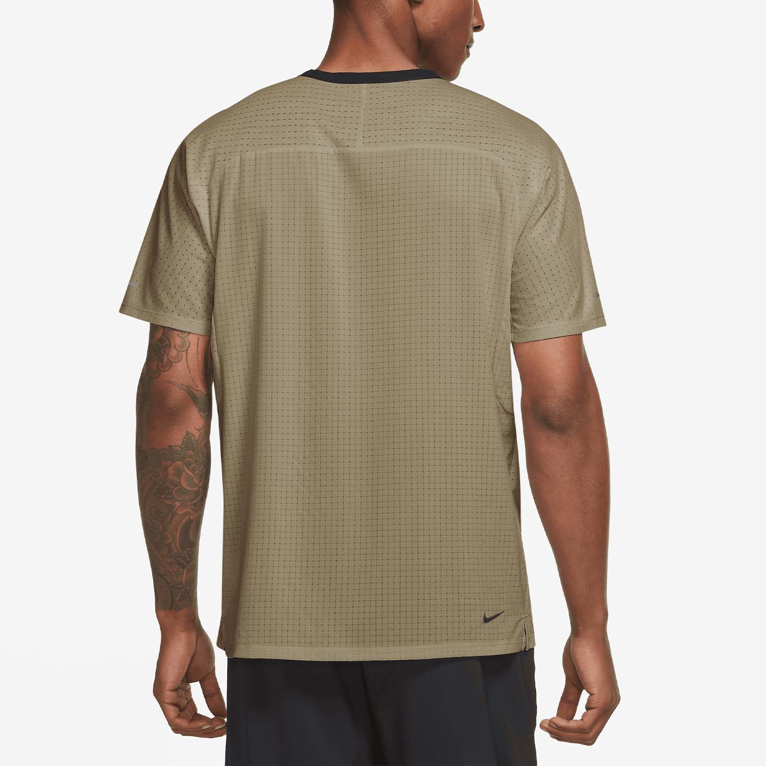 Nike Dri-FIT Solar Chase Maglietta Neutral Olive/Black