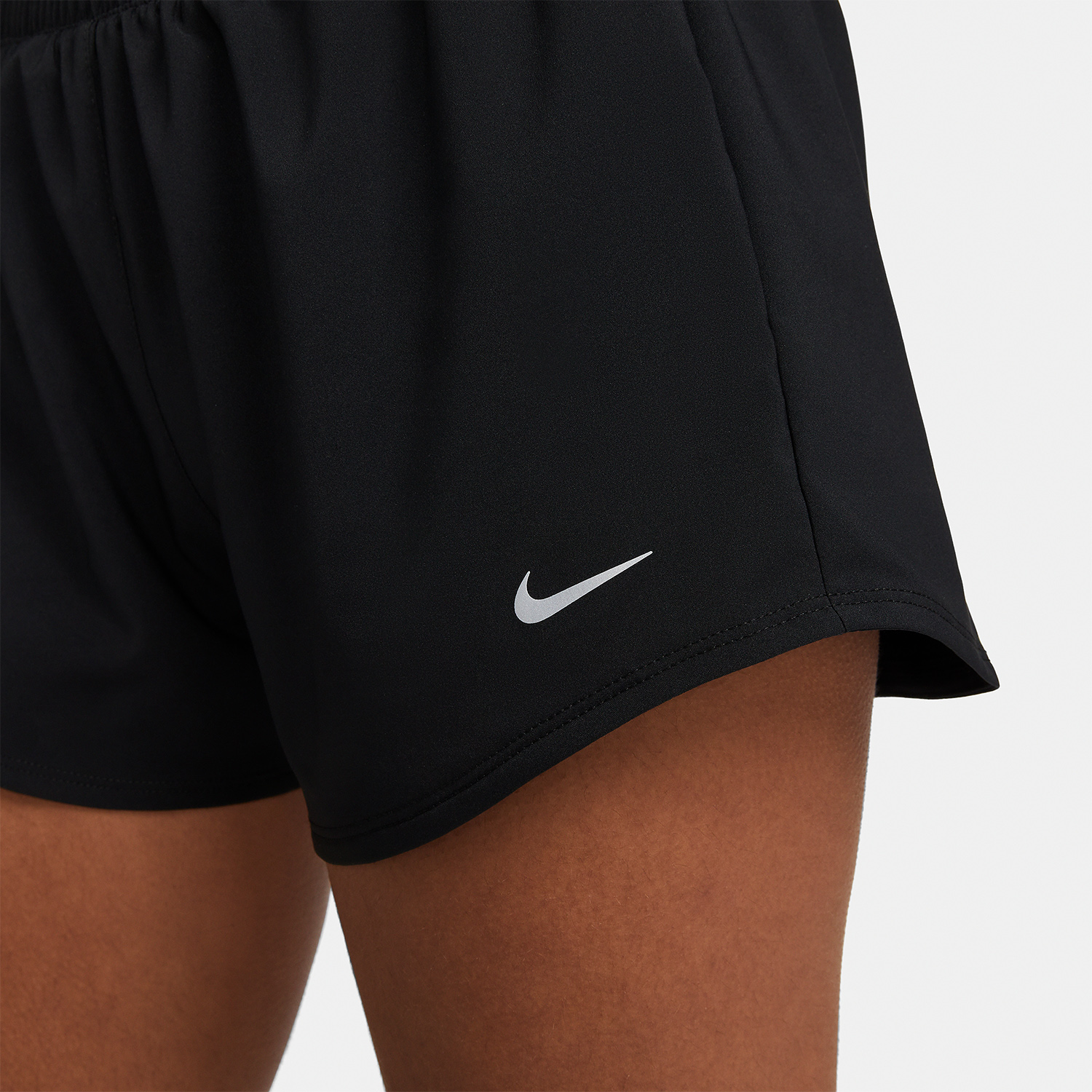 Nike Dri-FIT One 3in Pantaloncini Black/Reflective Silver
