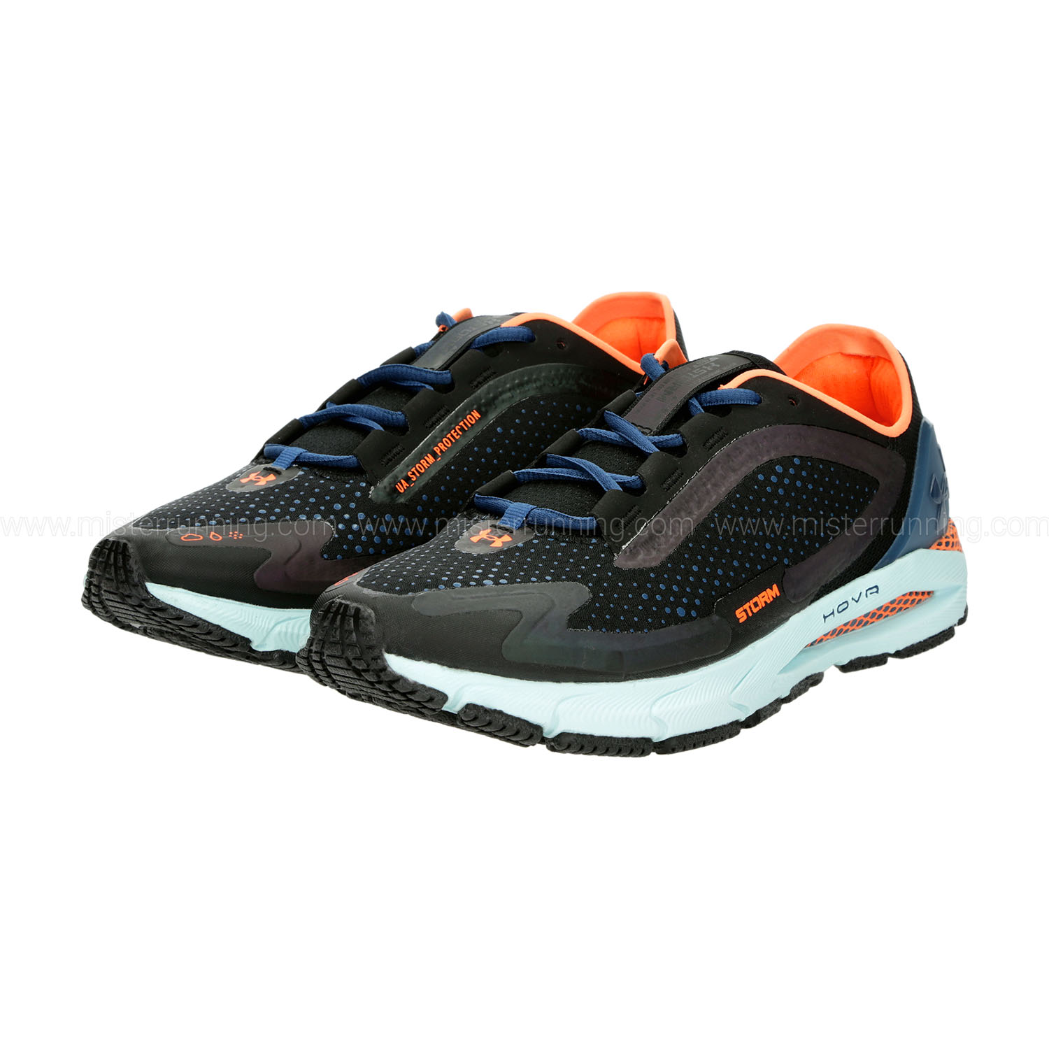 Under Armour HOVR Sonic 5 STORM Black/Petrol Blue/Panic Orange