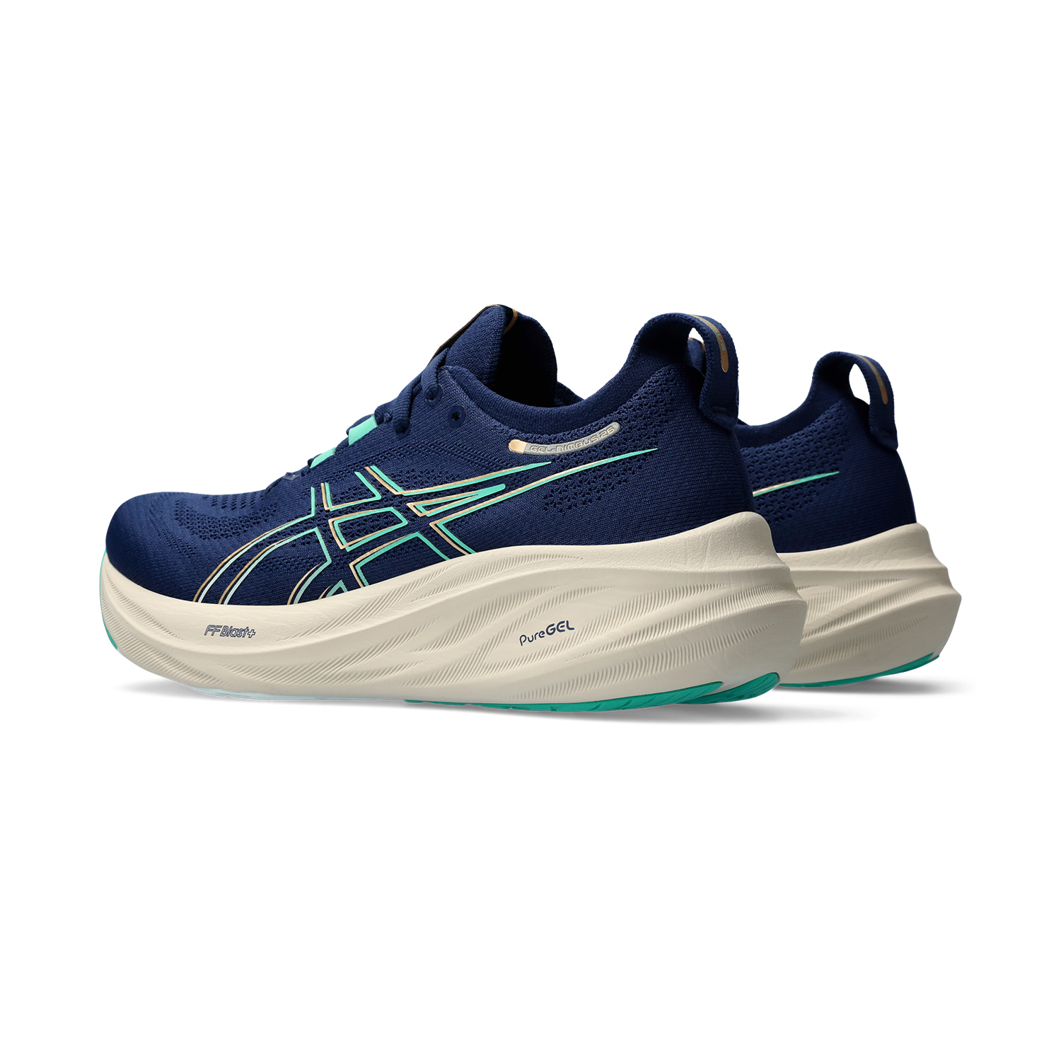 Asics Gel Nimbus 26 Blue Expanse/Aurora Green