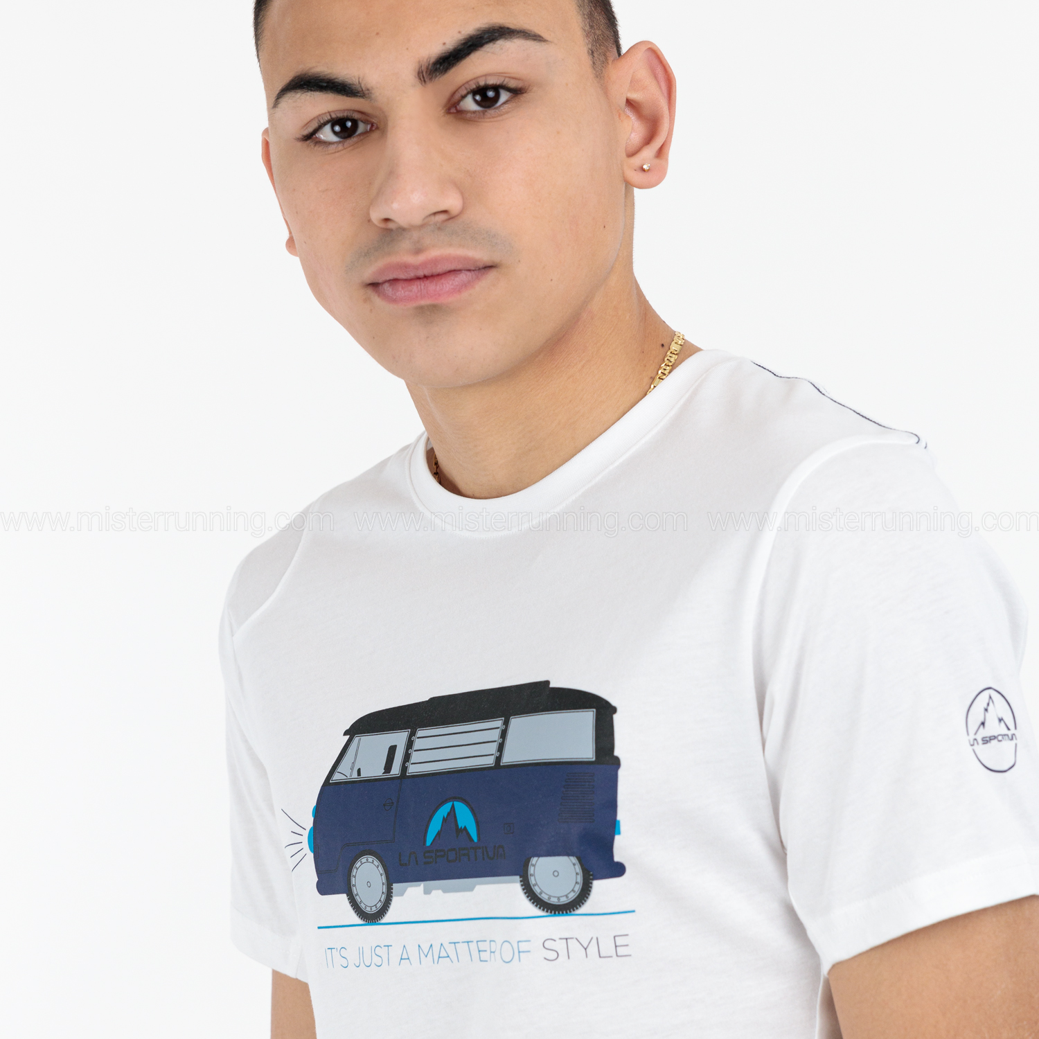 La Sportiva Van Maglia White/Deep Sea