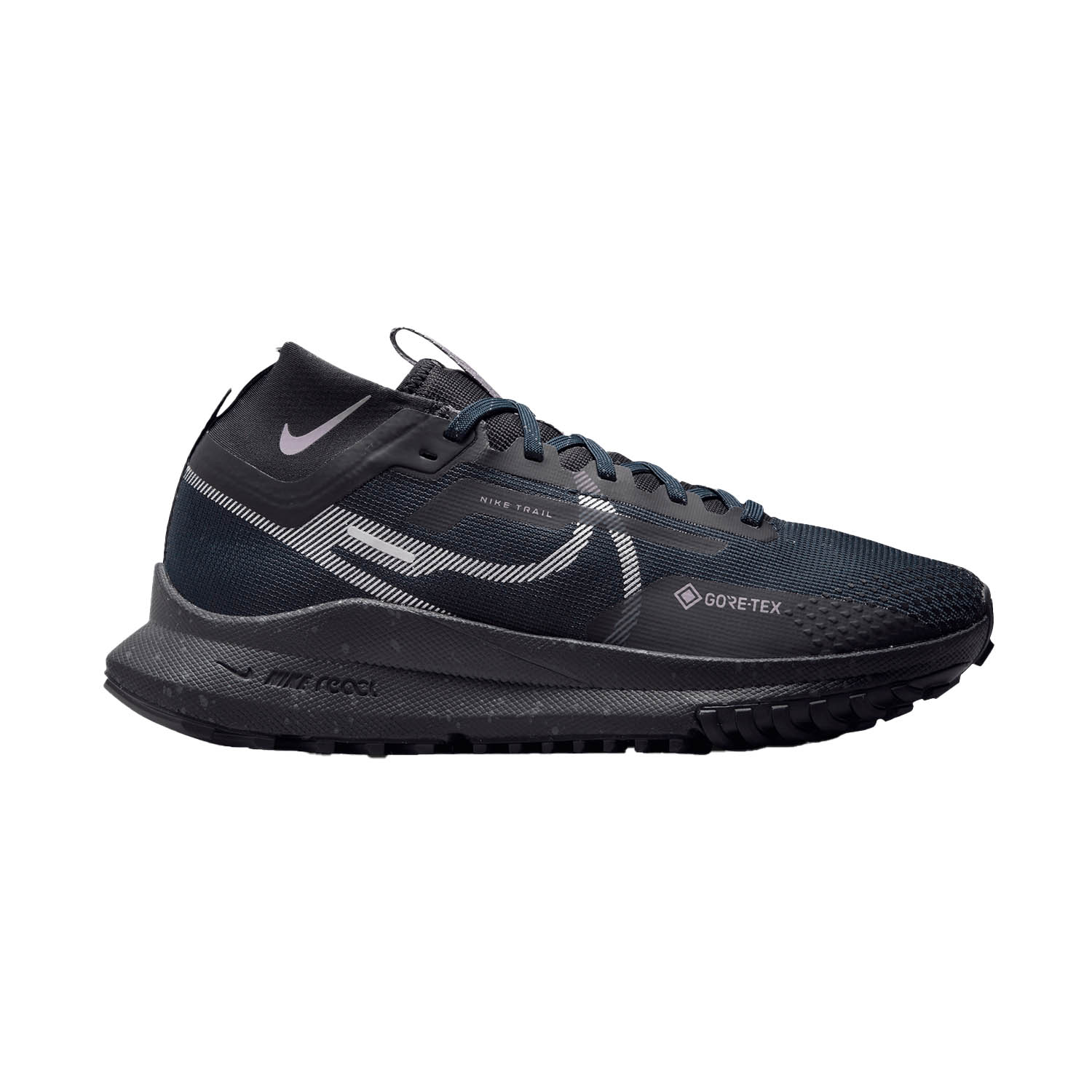 Nike React Pegasus Trail 4 GTX Dark Obsidian/Metallic Silver/Daybreak
