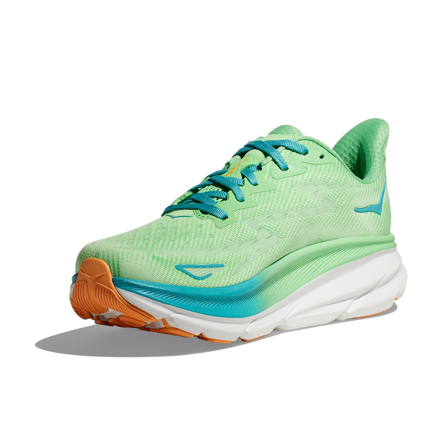 Hoka Clifton 9 Zest/Lime Glow