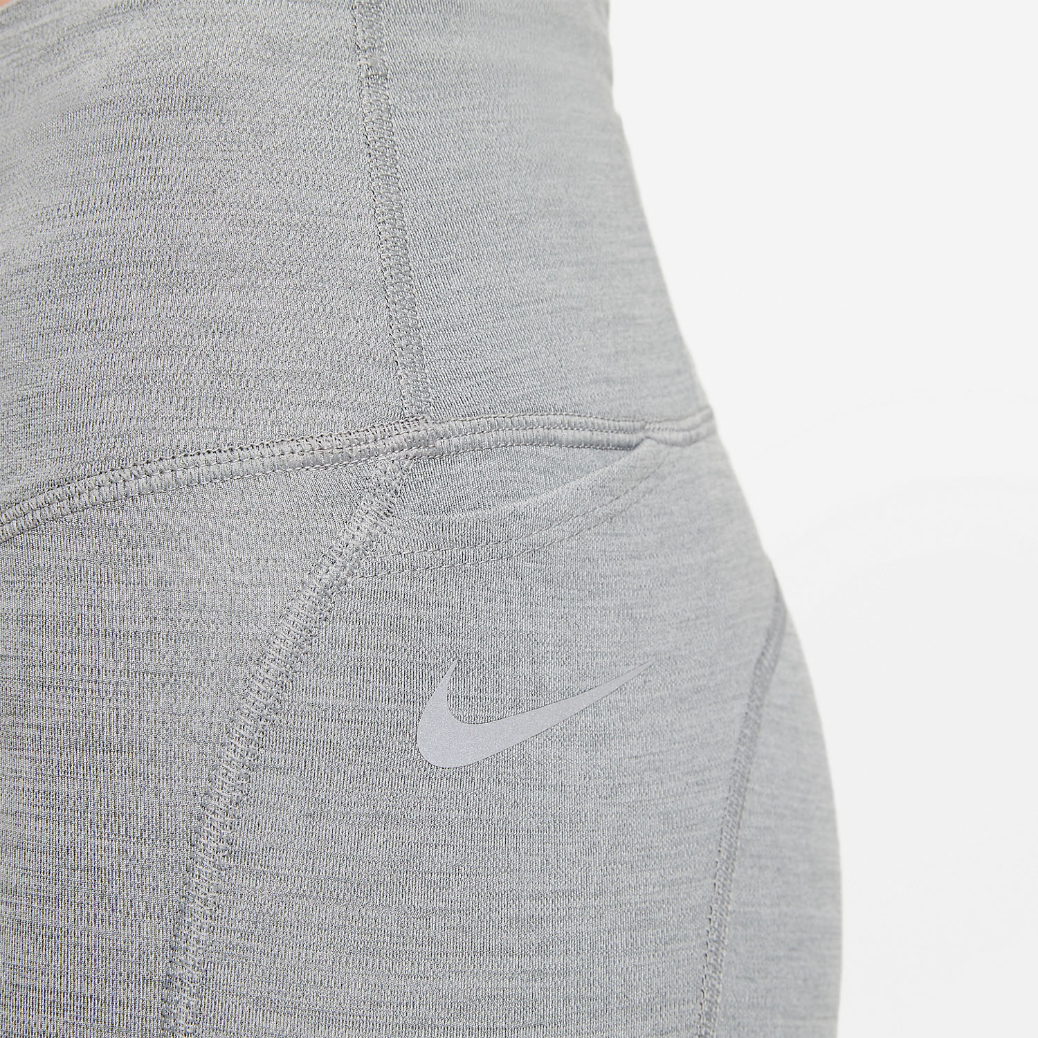 Nike Dri-FIT Fast 3/4 Tights Smoke Grey Heather/Reflective Silver