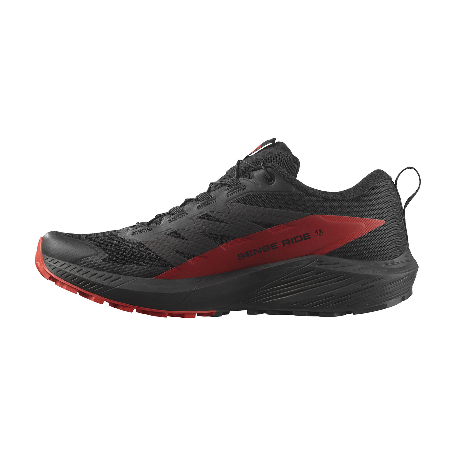 Salomon Sense Ride 5 Black/Fiery Red/Black