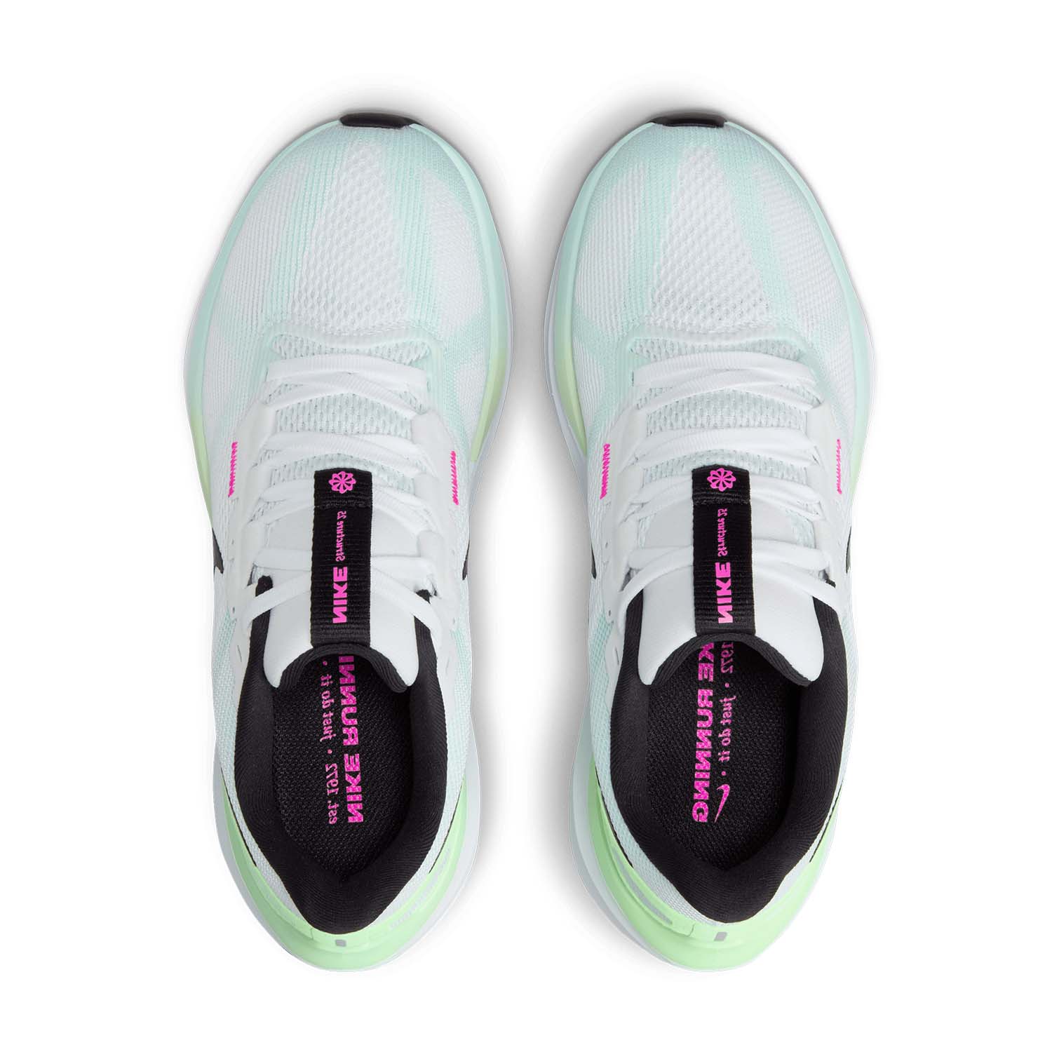 Nike Air Zoom Structure 25 White/Black/Glacier Blue/Vapor Green
