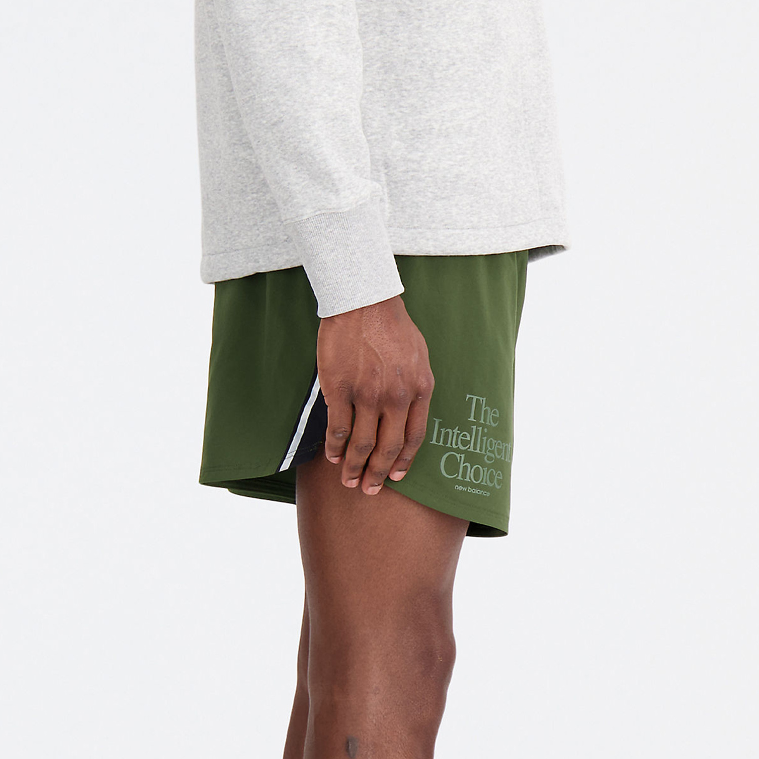 New Balance Graphic Impact Run 5in Pantaloncini Kombu