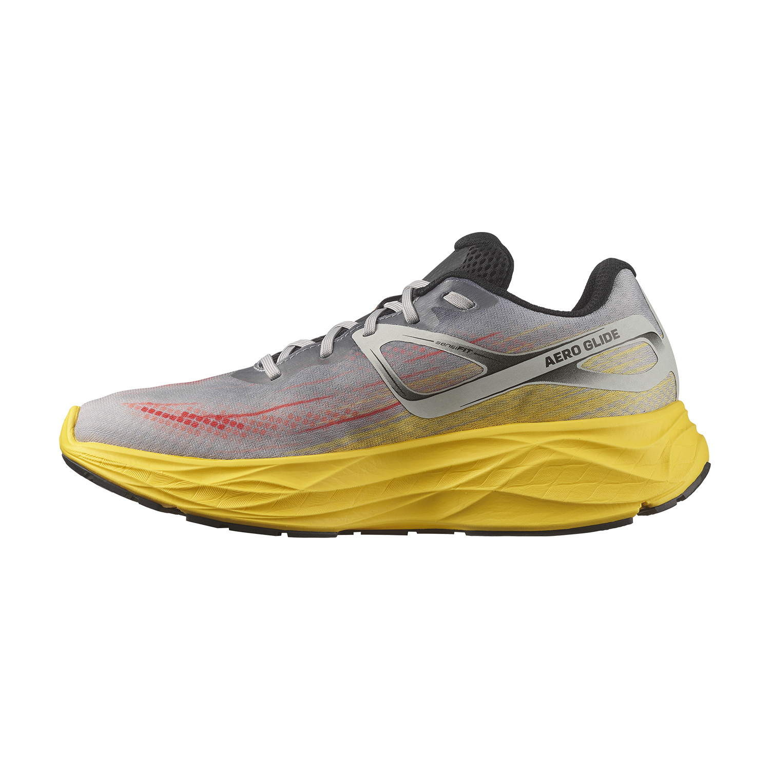 Salomon Aero Glide Ghost Gray/Lemon/Black