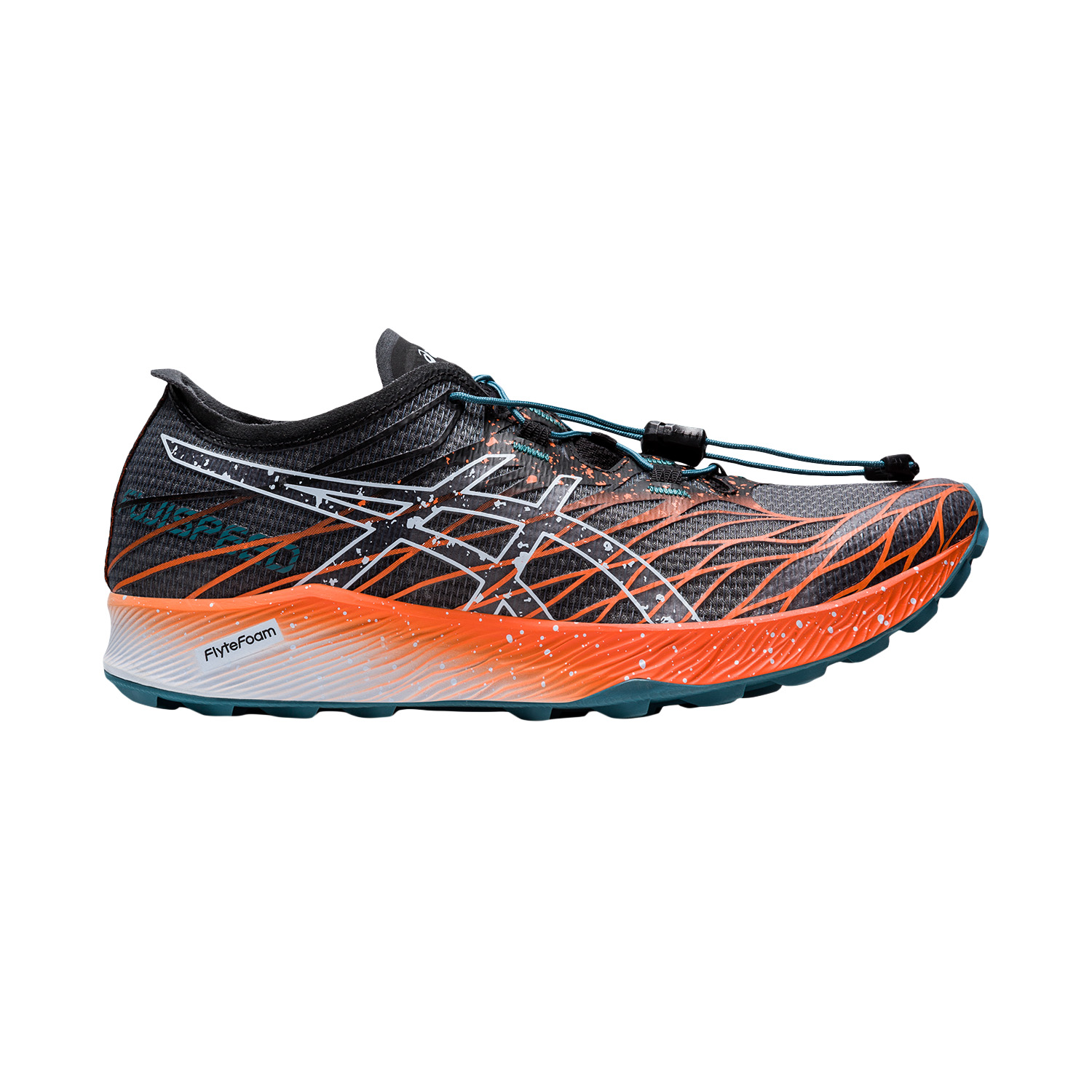 Asics FujiSpeed Black/Nova Orange