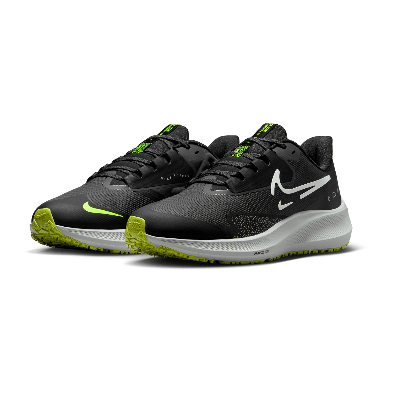 Nike Air Zoom Pegasus 39 Shield Black/White/Dark Smoke Grey/Volt