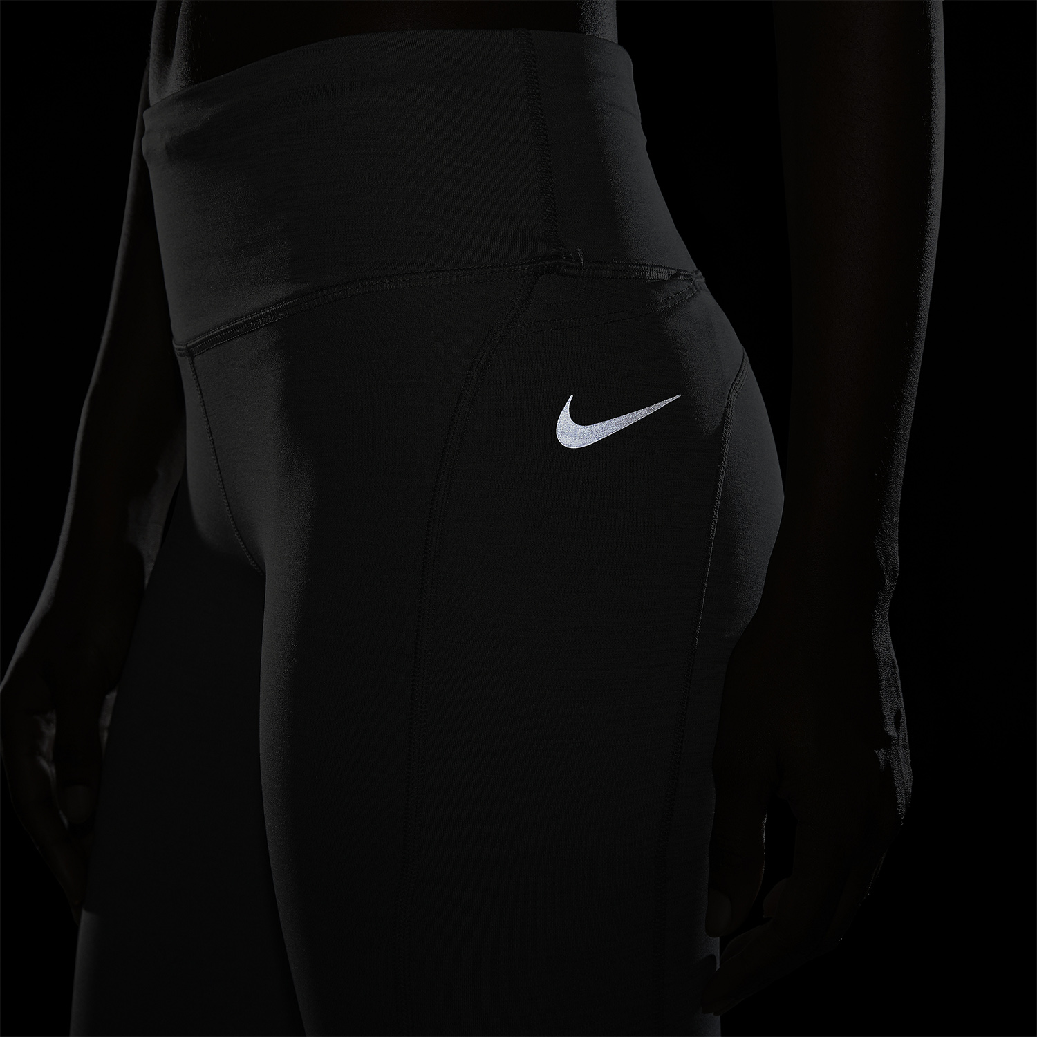 Nike Dri-FIT Fast Tights Smoke Grey Heather/Reflective Silver