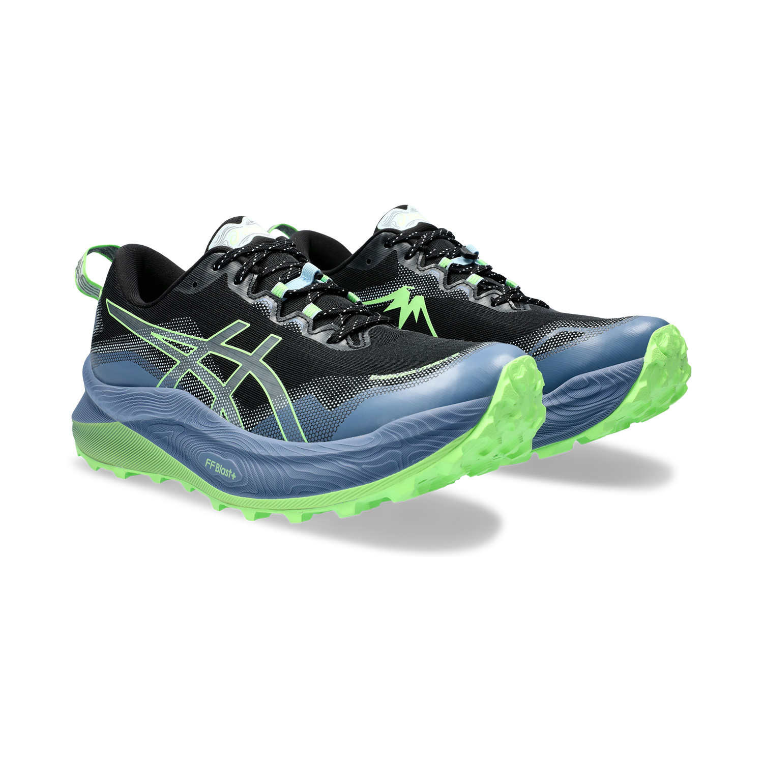 Asics Trabuco Max 3 Black/Illuminate Green
