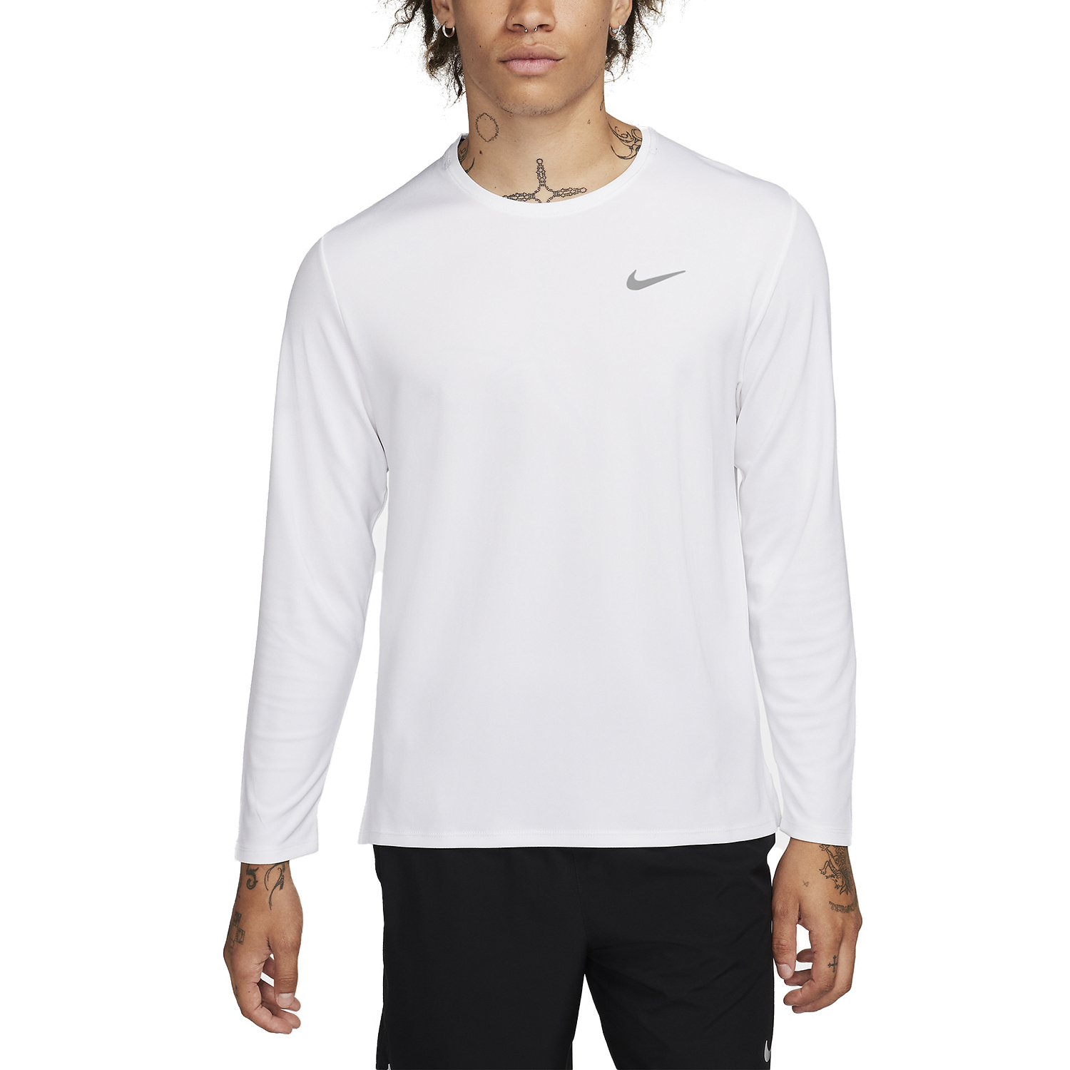 Nike Dri-FIT UV Miler Maglia White/Reflective Silver