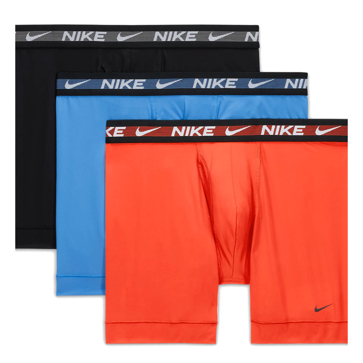 Nike Brief x 3 Boxer Team Orange/Uni Blue/Black