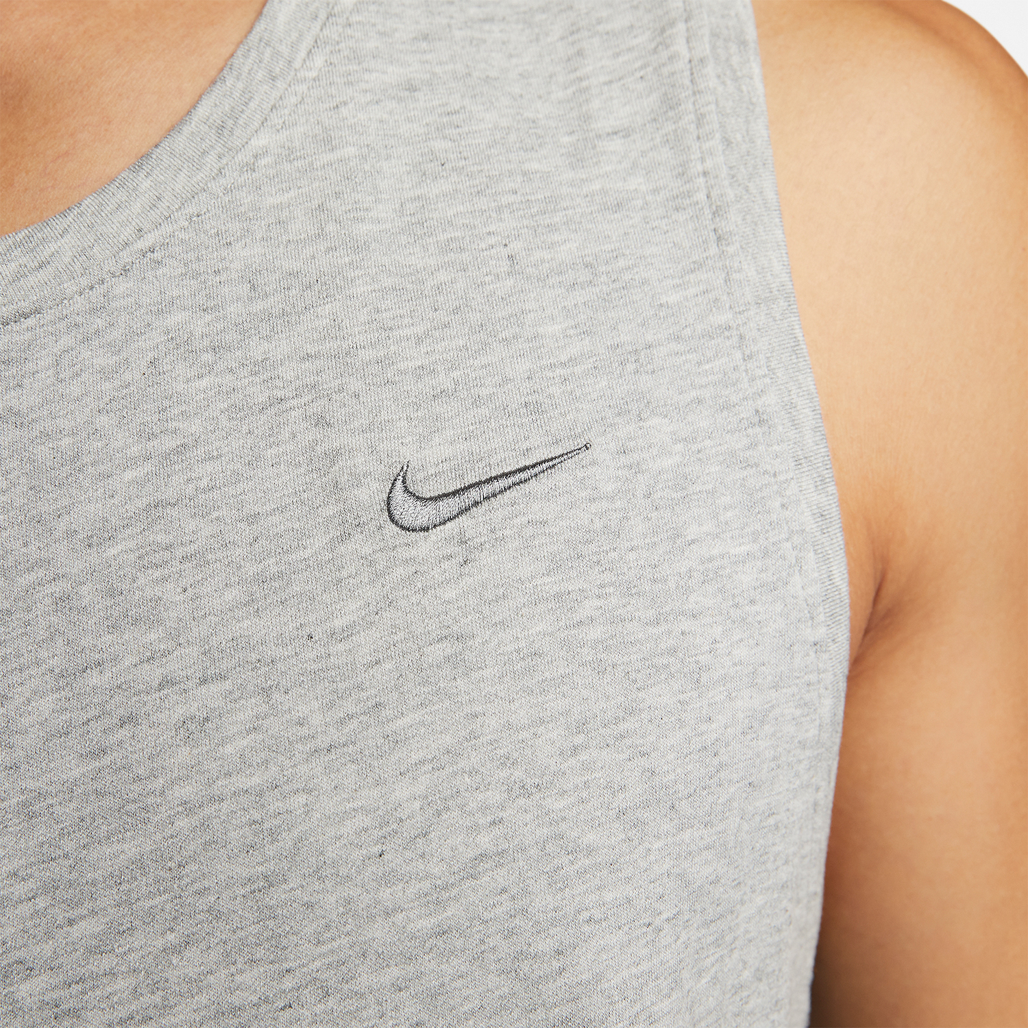 Nike Dri-FIT Primary Canotta Dark Grey Heather/Heather/Smoke Grey