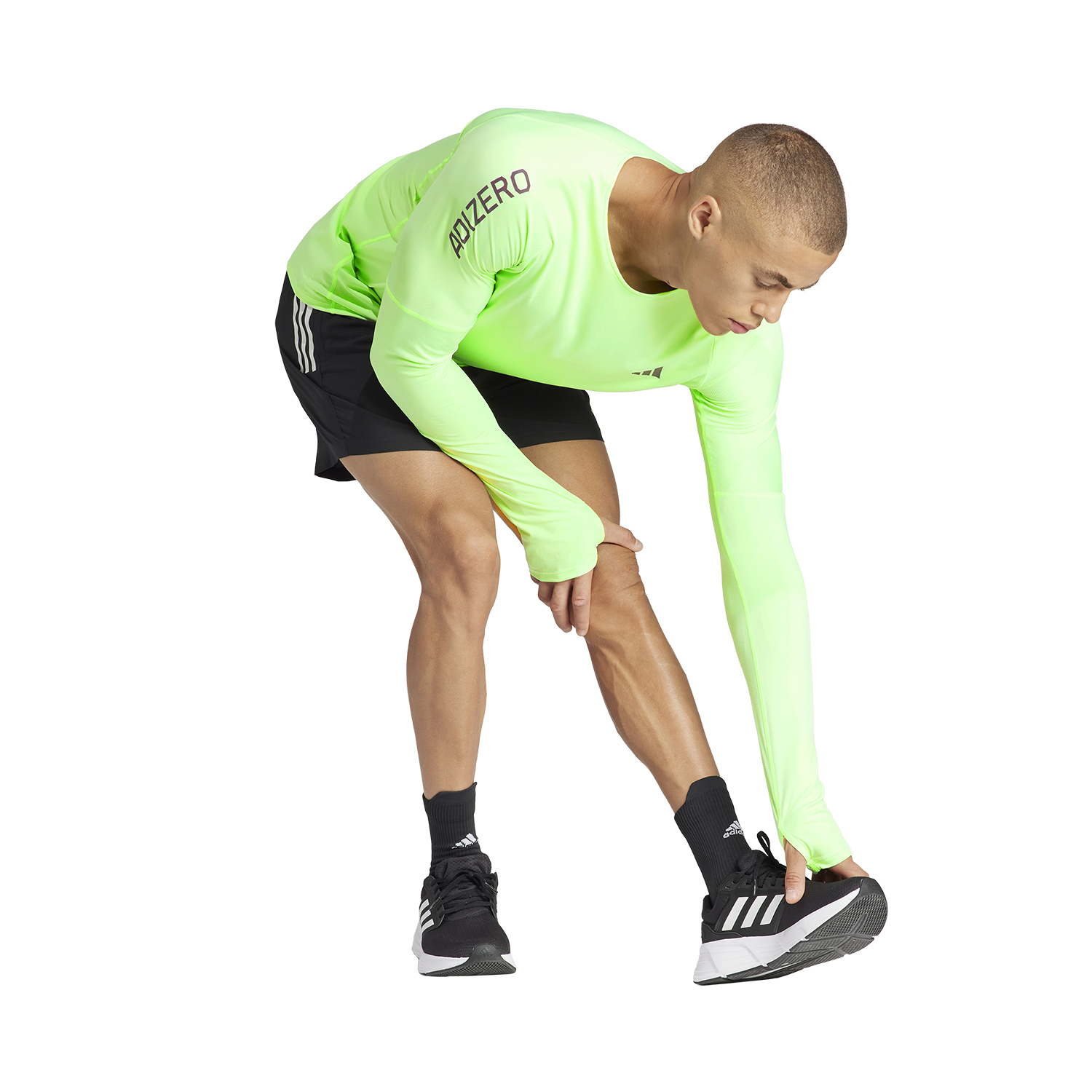 adidas adizero AEROREADY Maglia Semi Green Spark/Aurora Black