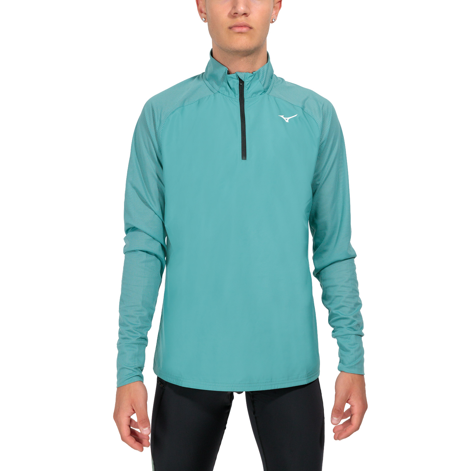 Mizuno Hybrid Maglia Mineral Blue