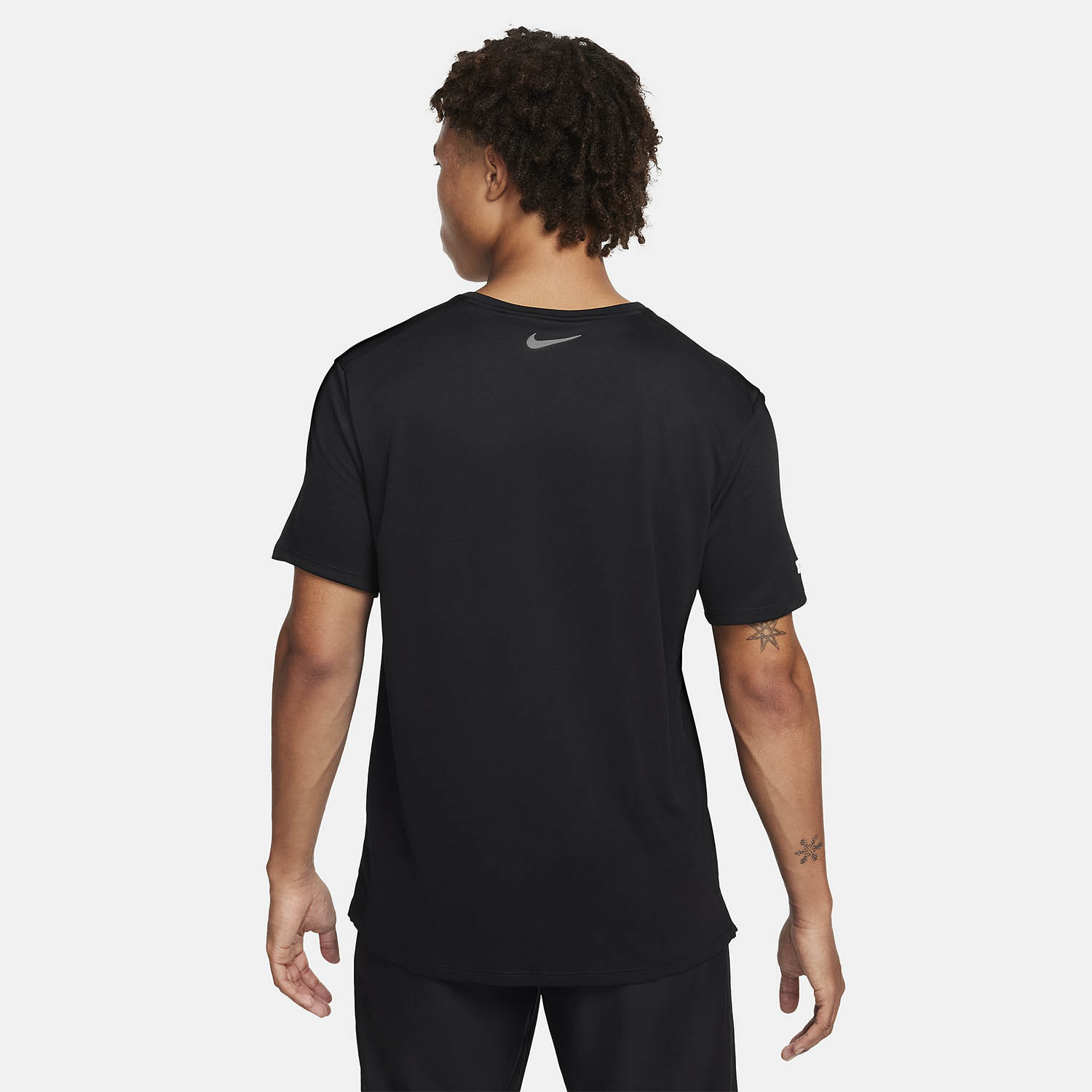 Nike Miler Flash Maglietta Black/Reflective Silver