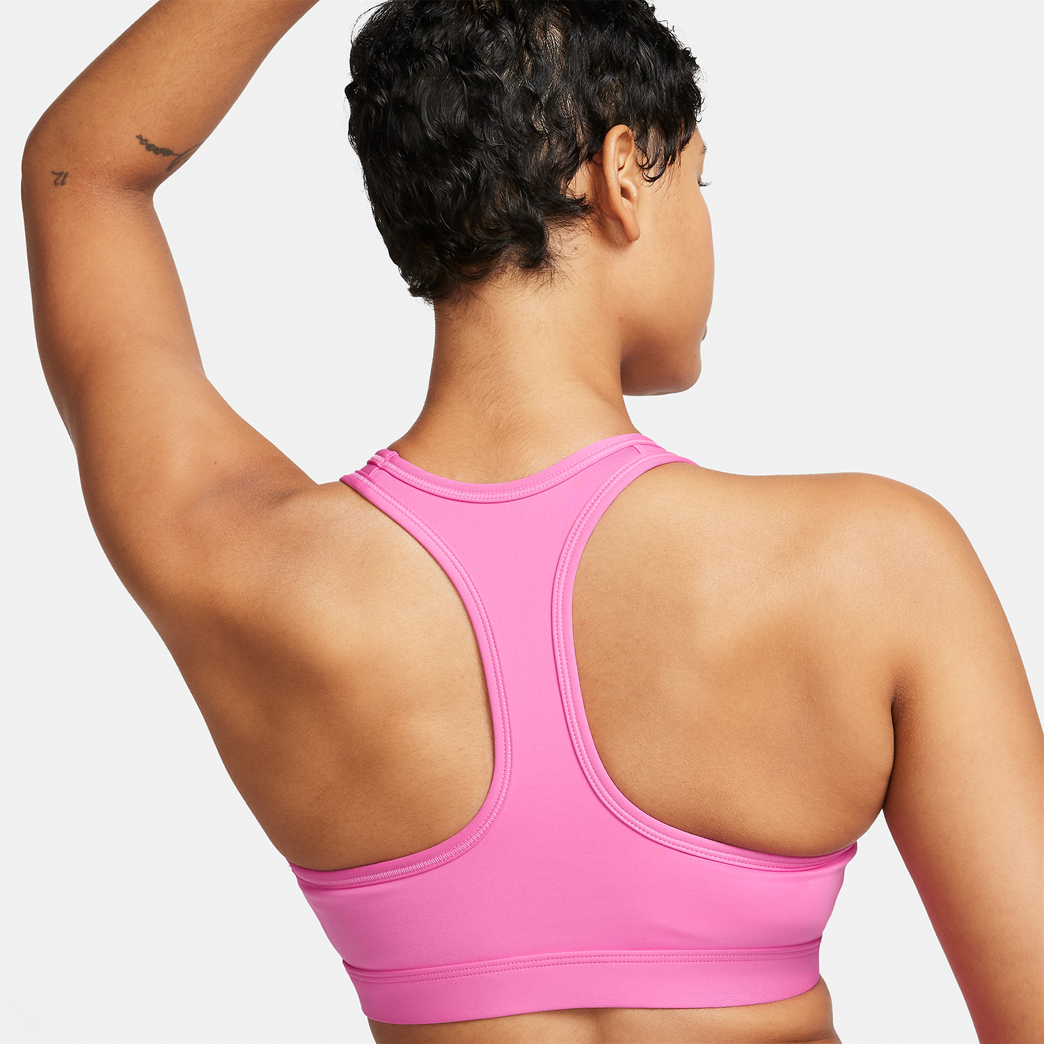 Nike Swoosh Dri-FIT Reggiseno Sportivo Playful Pink/White