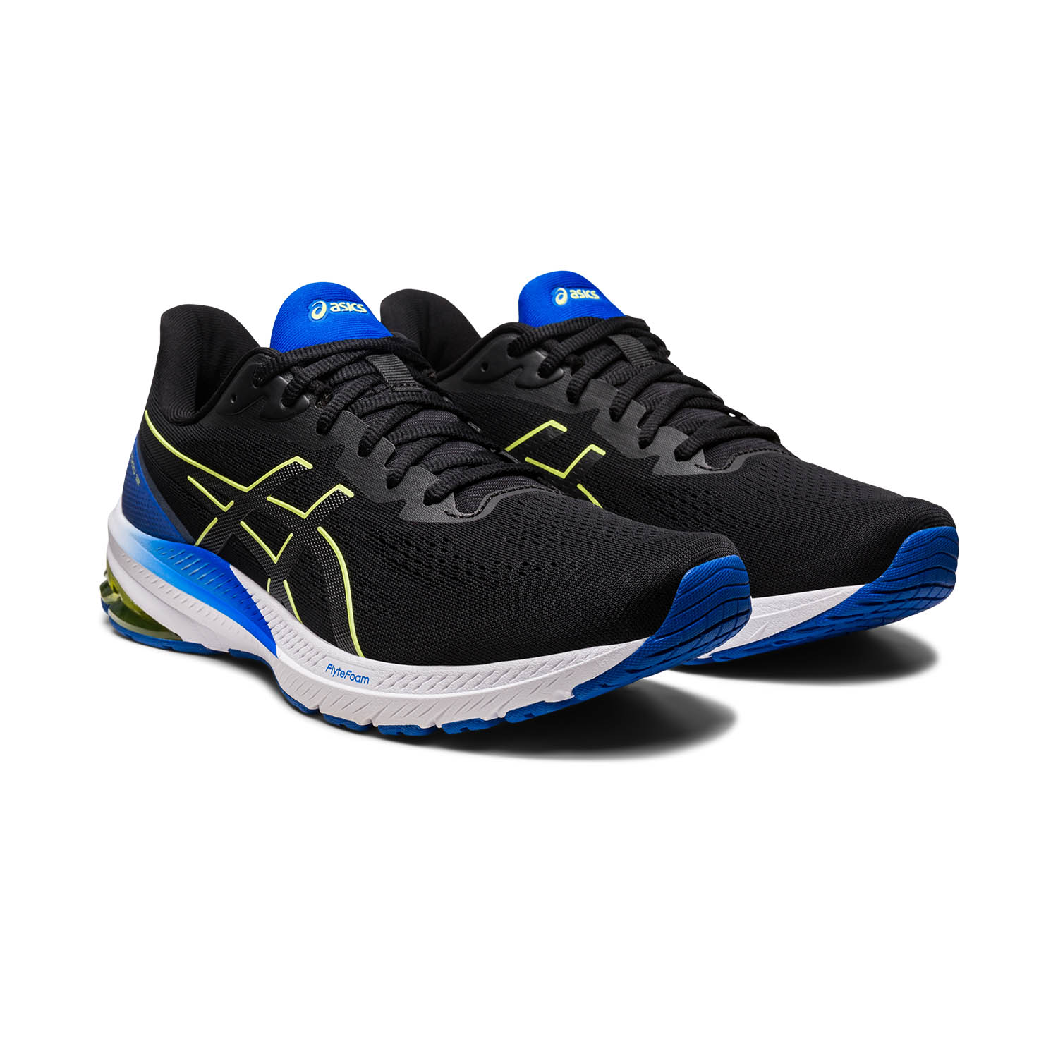 Asics GT 1000 12 Black/Glow Yellow