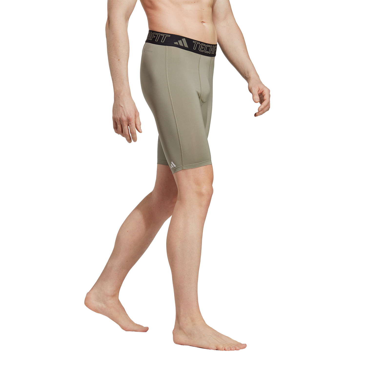 adidas TechFIT Calzamaglia Corta Silver Pebble