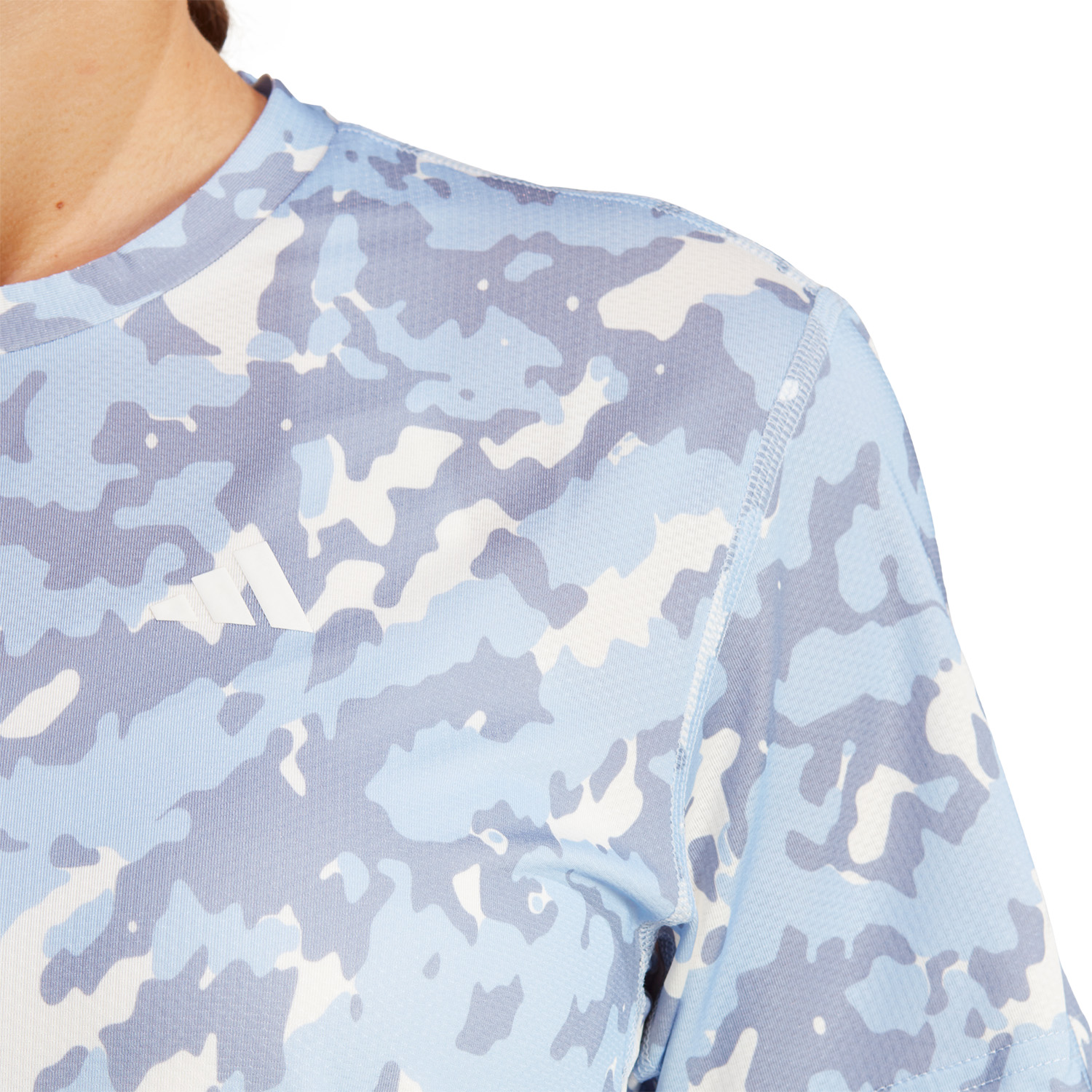 adidas Own The Run Maglietta Blue Dawn