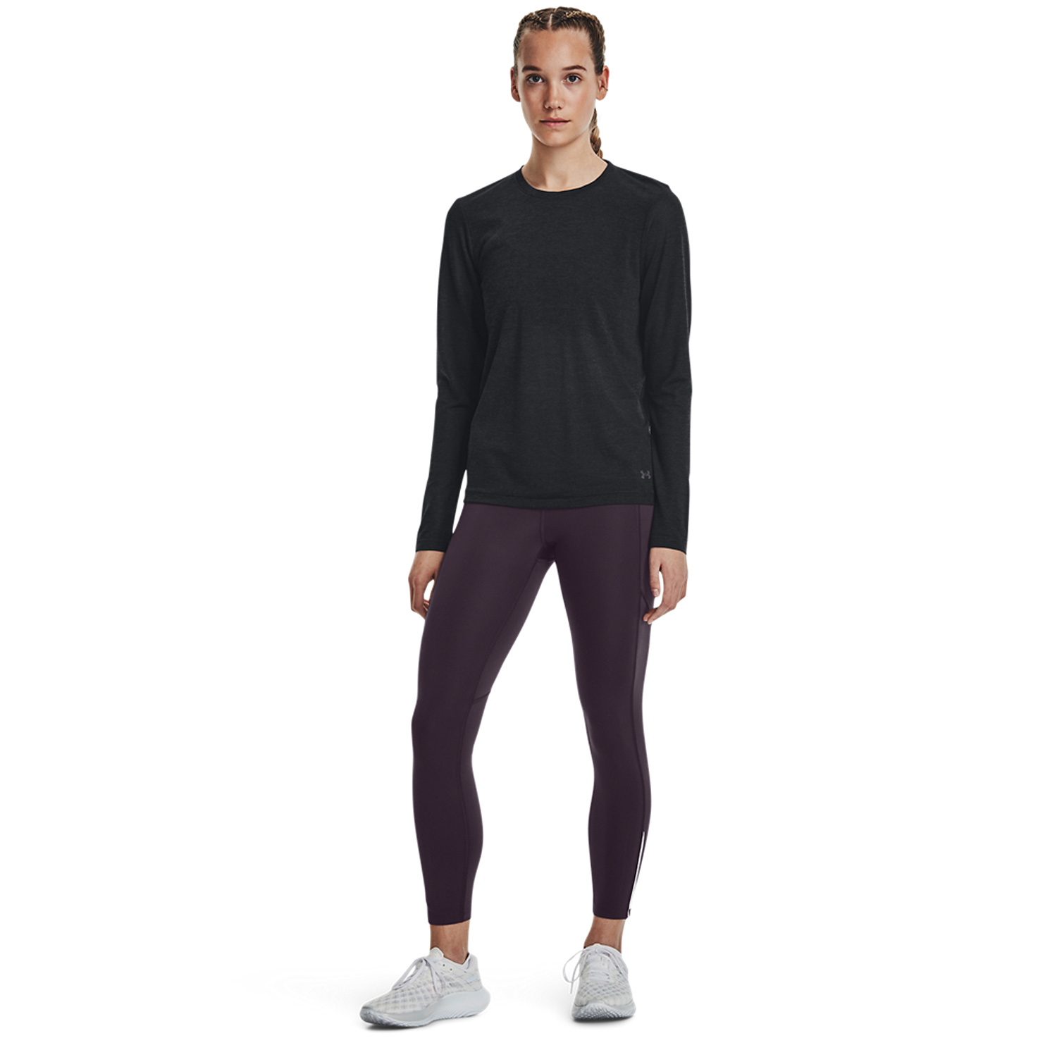 Under Armour Seamless Stride Maglia Black/Reflective