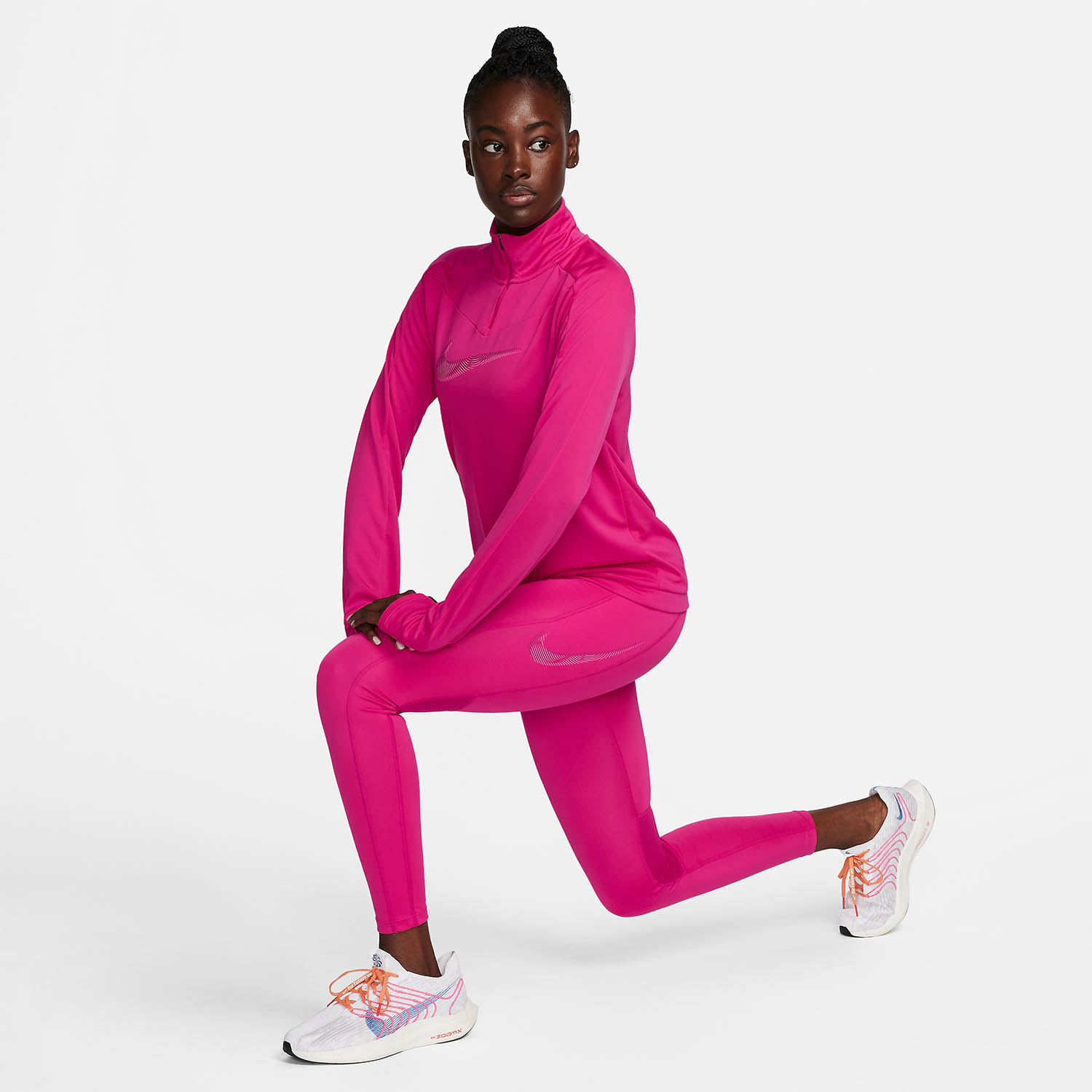 Nike Fast Swoosh 7/8 Tights Fireberry/Purple Ink