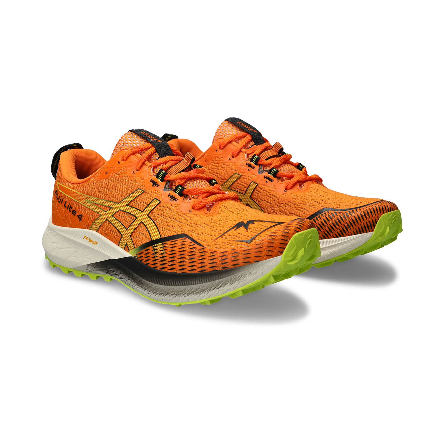 Asics Fuji Lite 4 Bright Orange/Neon Lime