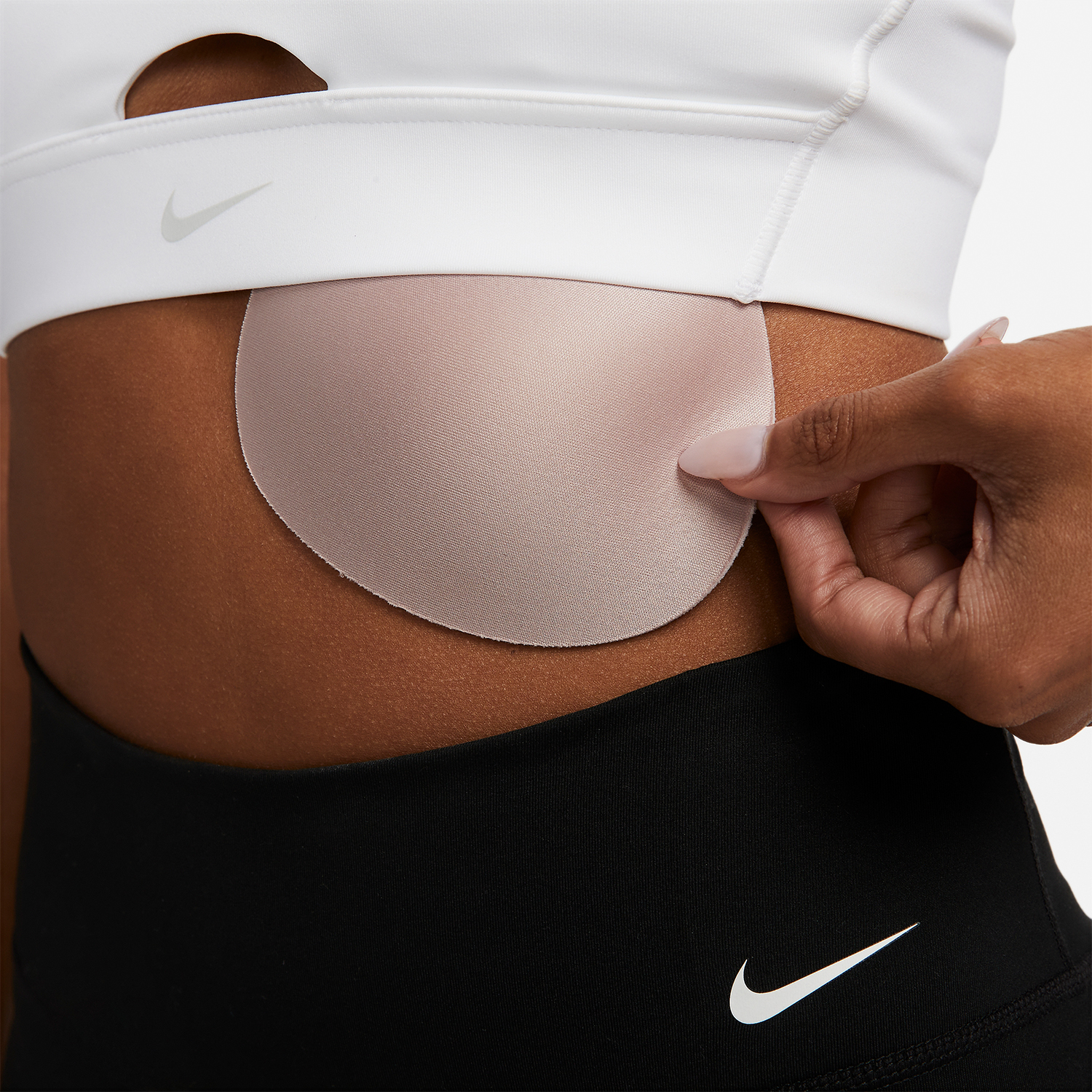Nike Dri-FIT Indy Reggiseno Sportivo White/Photon Dust