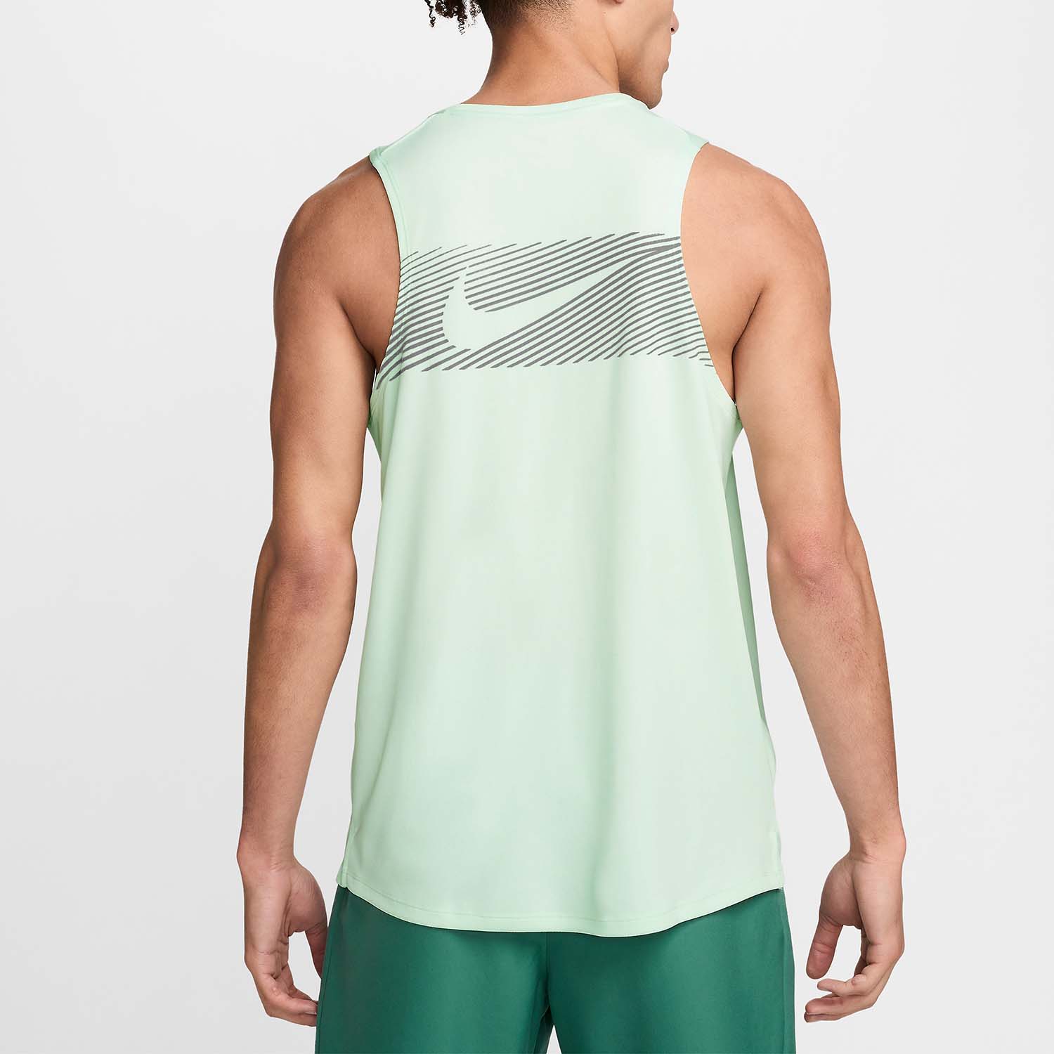 Nike Flash Miler Canotta Barely Green/Reflective Silver