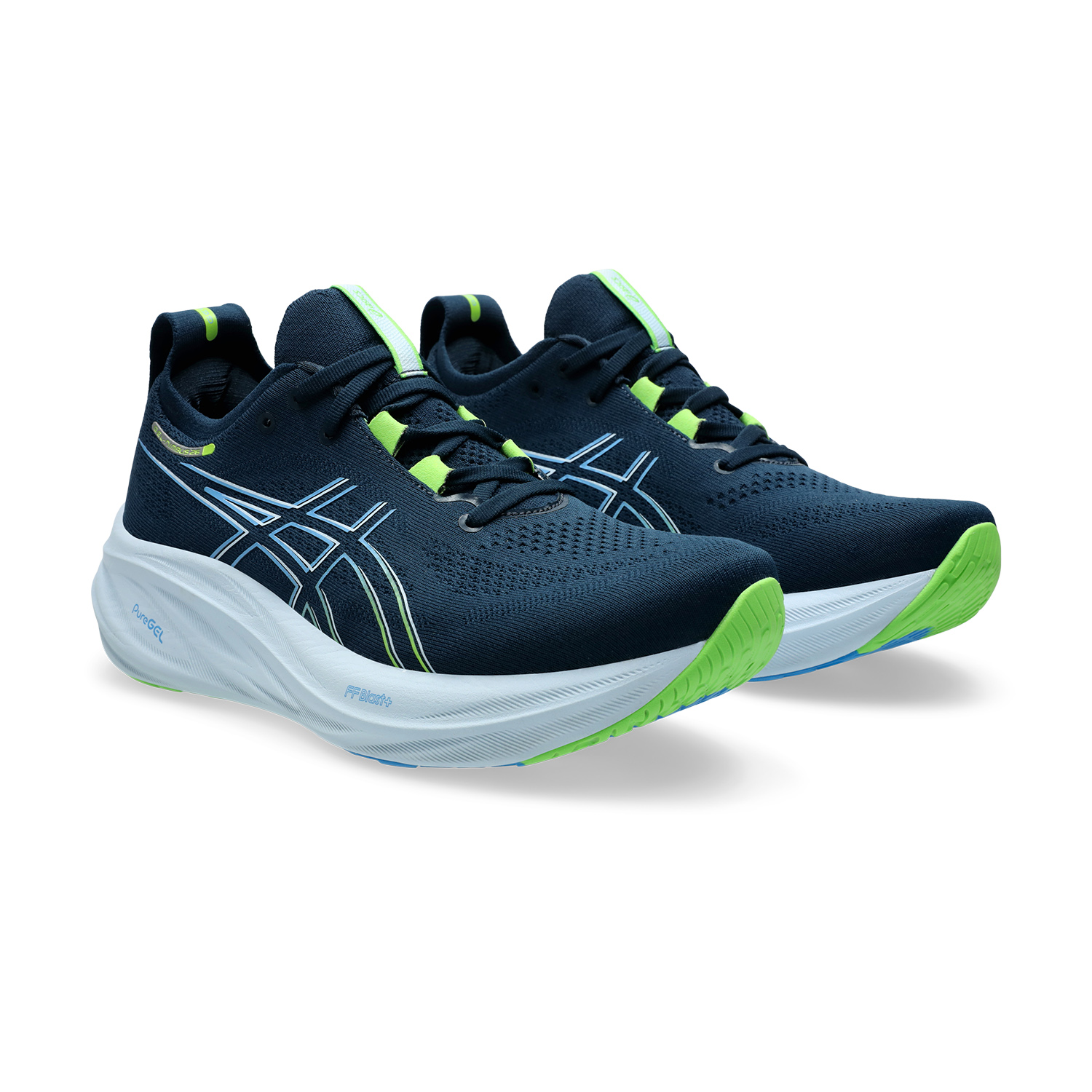Asics Gel Nimbus 26 French Blue/Electric Lime