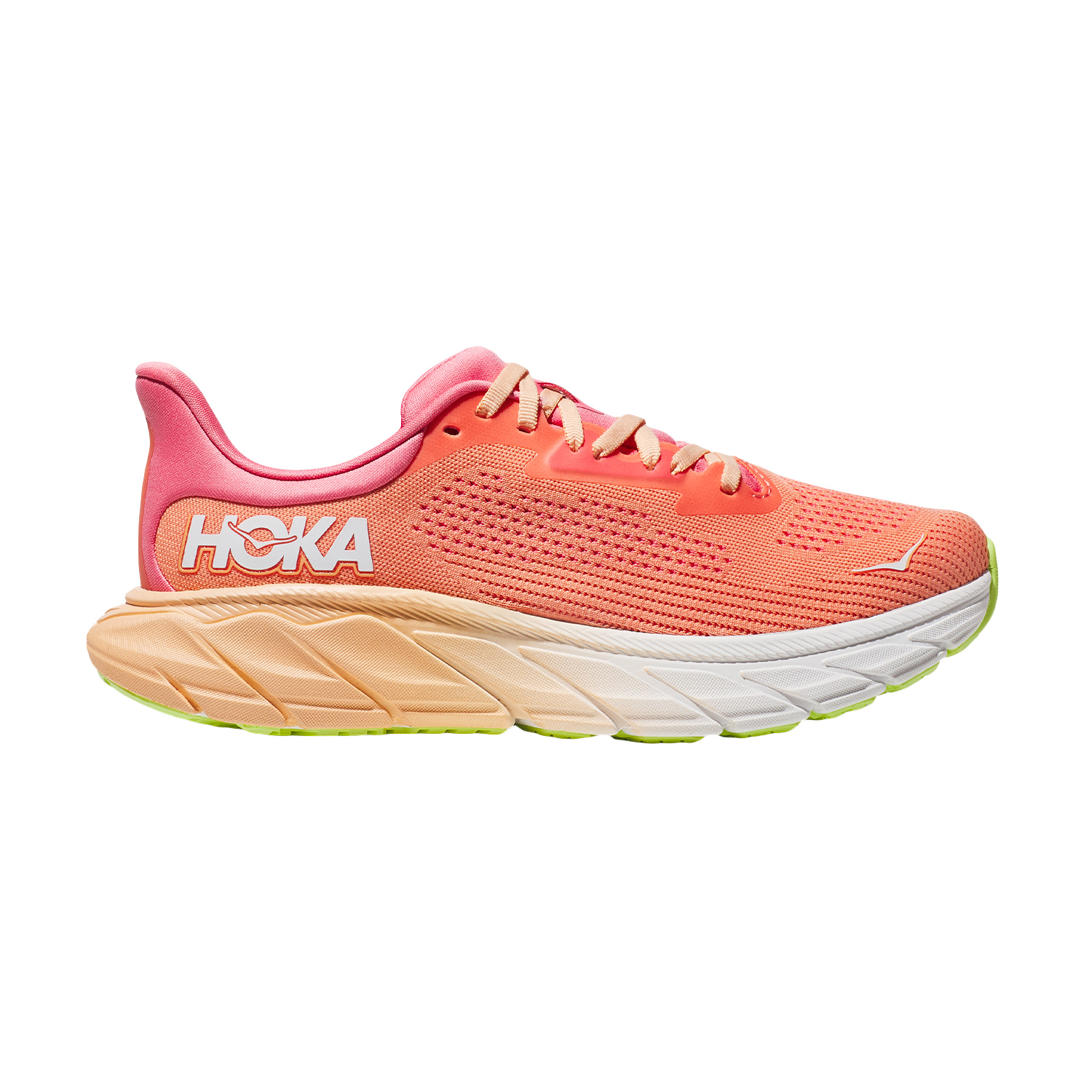 Hoka Arahi 7 Wide Papaya/Coral