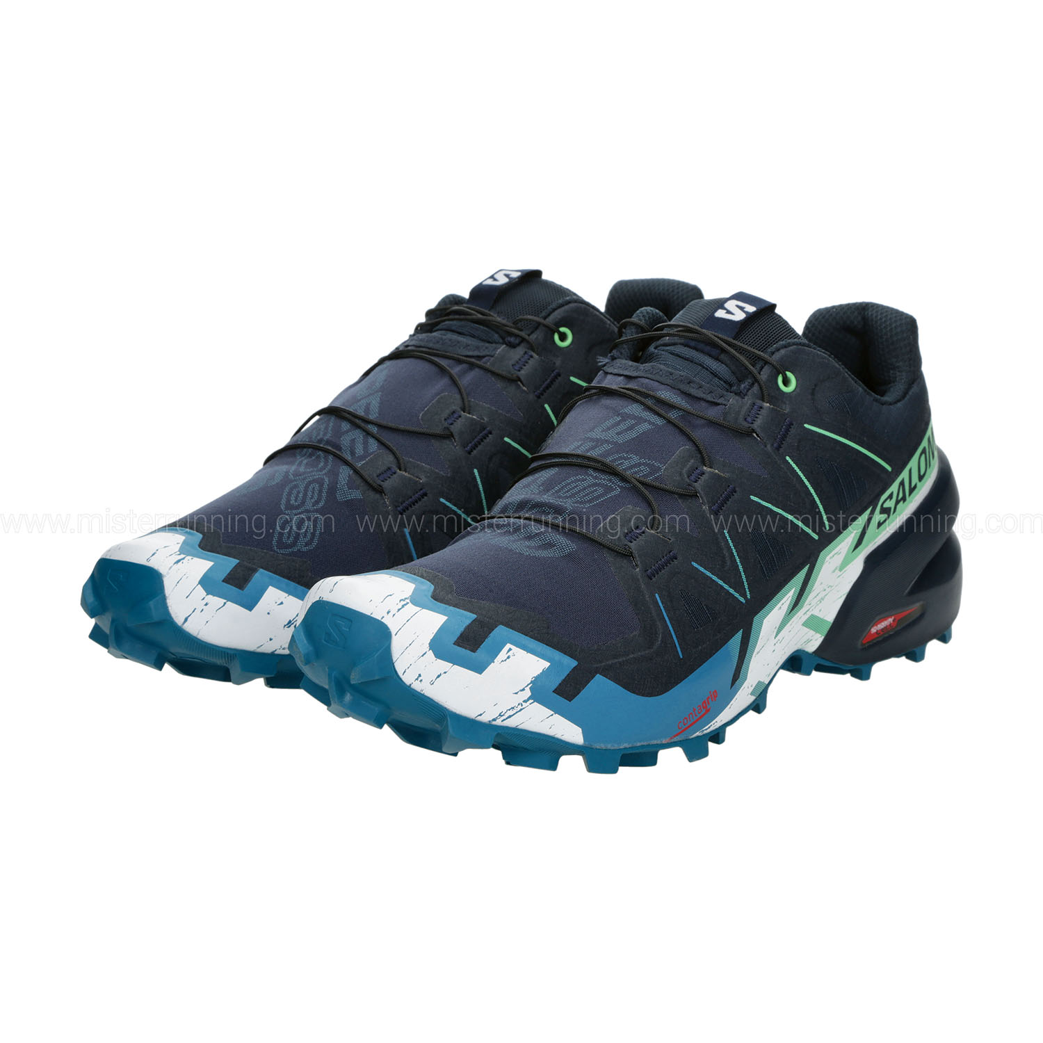 Salomon Speedcross 6 Carbon/Tahitian Tide/White