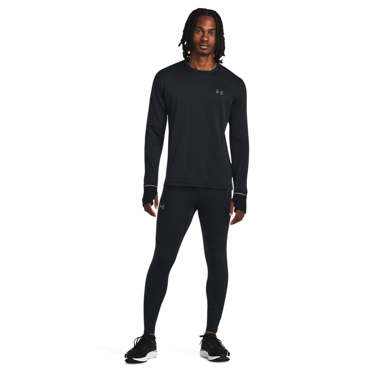 Under Armour Qualifier Cold Maglia Black/Reflective