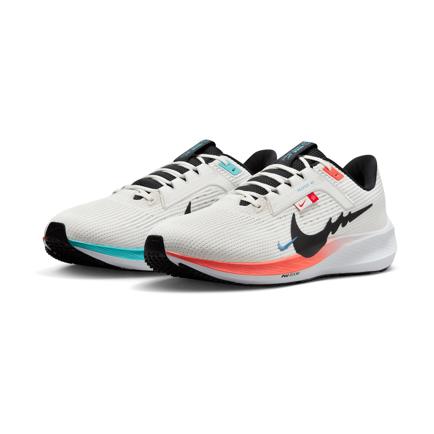 Nike Air Zoom Pegasus 40 Sail/Black/White/Bright Crimson