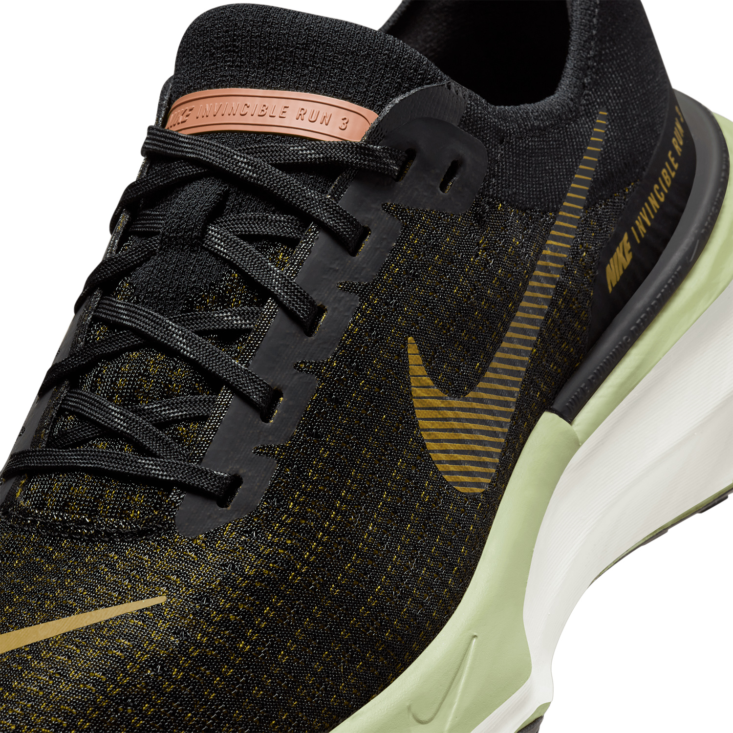 Nike ZoomX Invincible Run Flyknit 3 Black/Bronzine/Olive Aura/Amber Brown