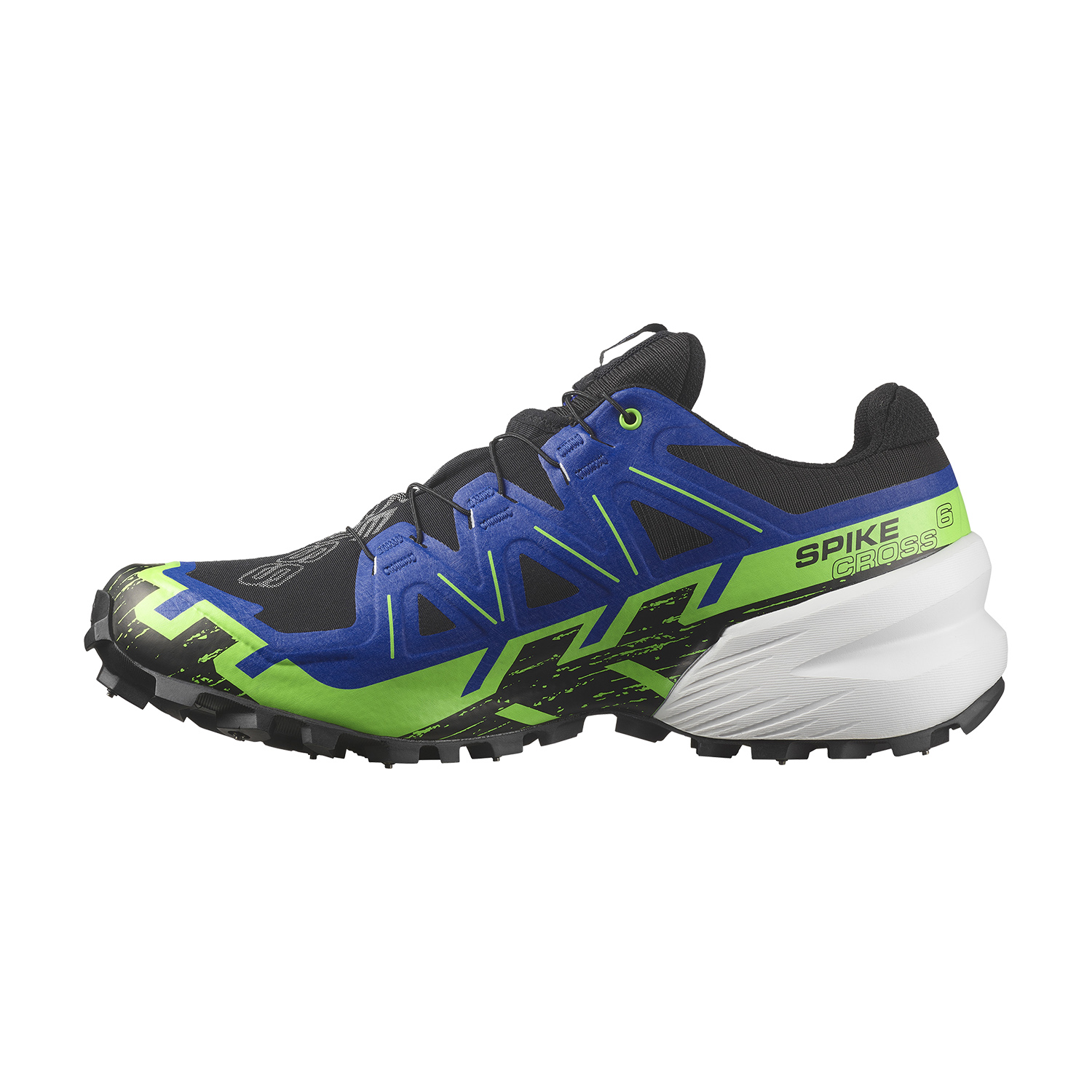 Salomon Spikecross 6 GTX Black/Surf The Web/Green Gecko