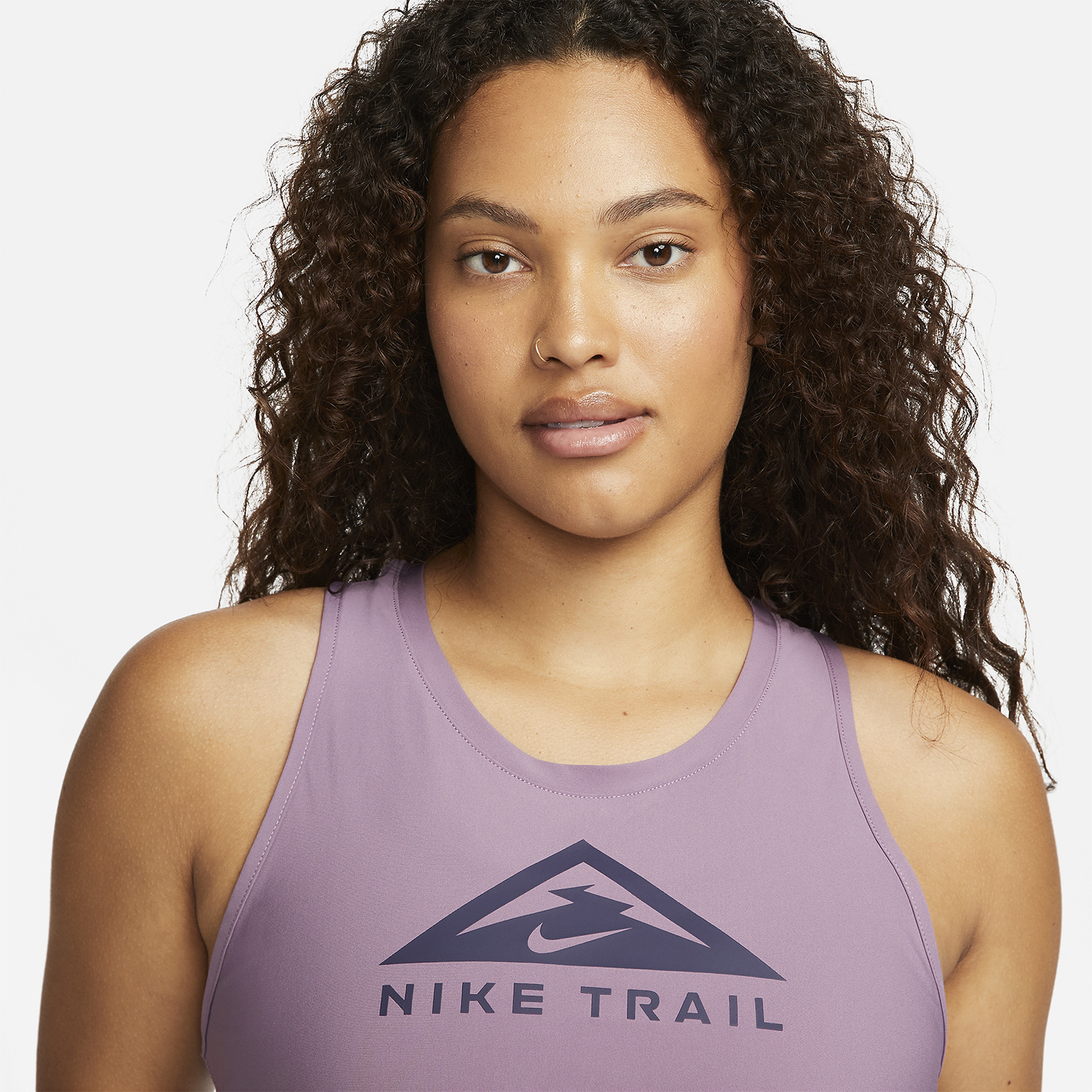 Nike Dri-FIT Logo Canotta Violet Dust/Purple Ink