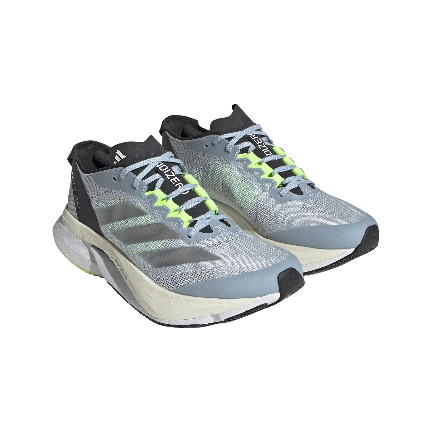 adidas adizero Boston 12 Wonder Blu/Silver Metallic/Lucid Lemon