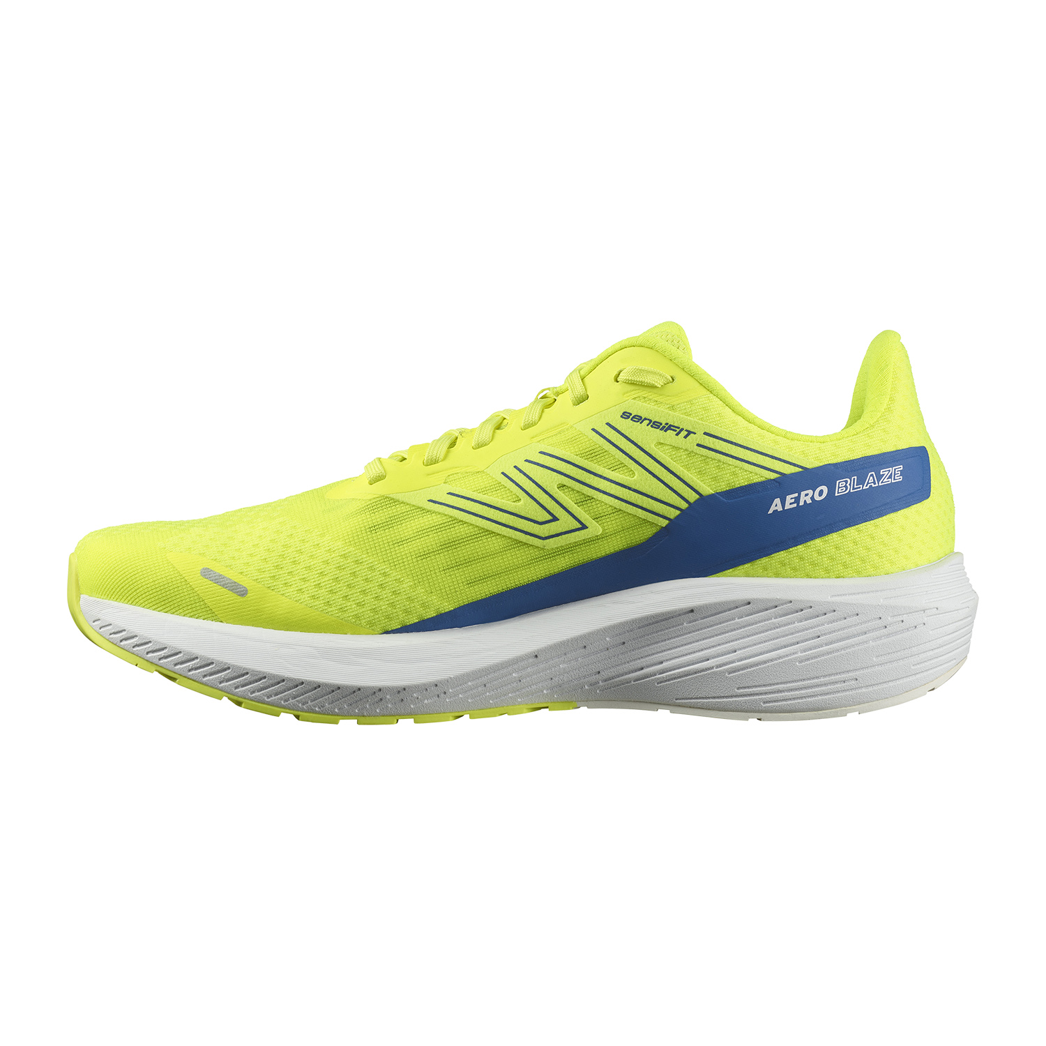 Salomon Aero Blaze Safety Yellow/Surf The Web/White