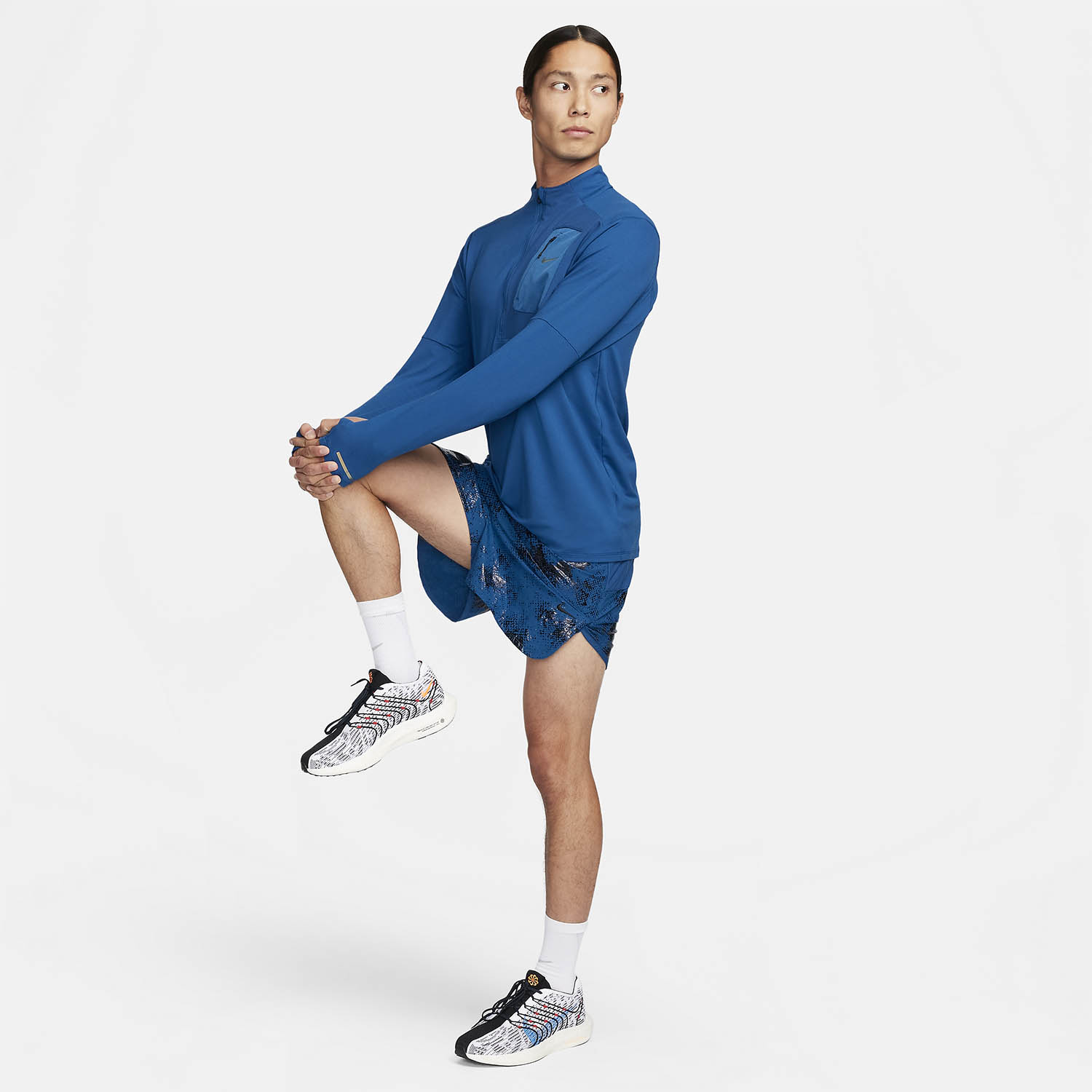 Nike Dri-FIT Element Maglia Court Blue/Black/Black Reflective