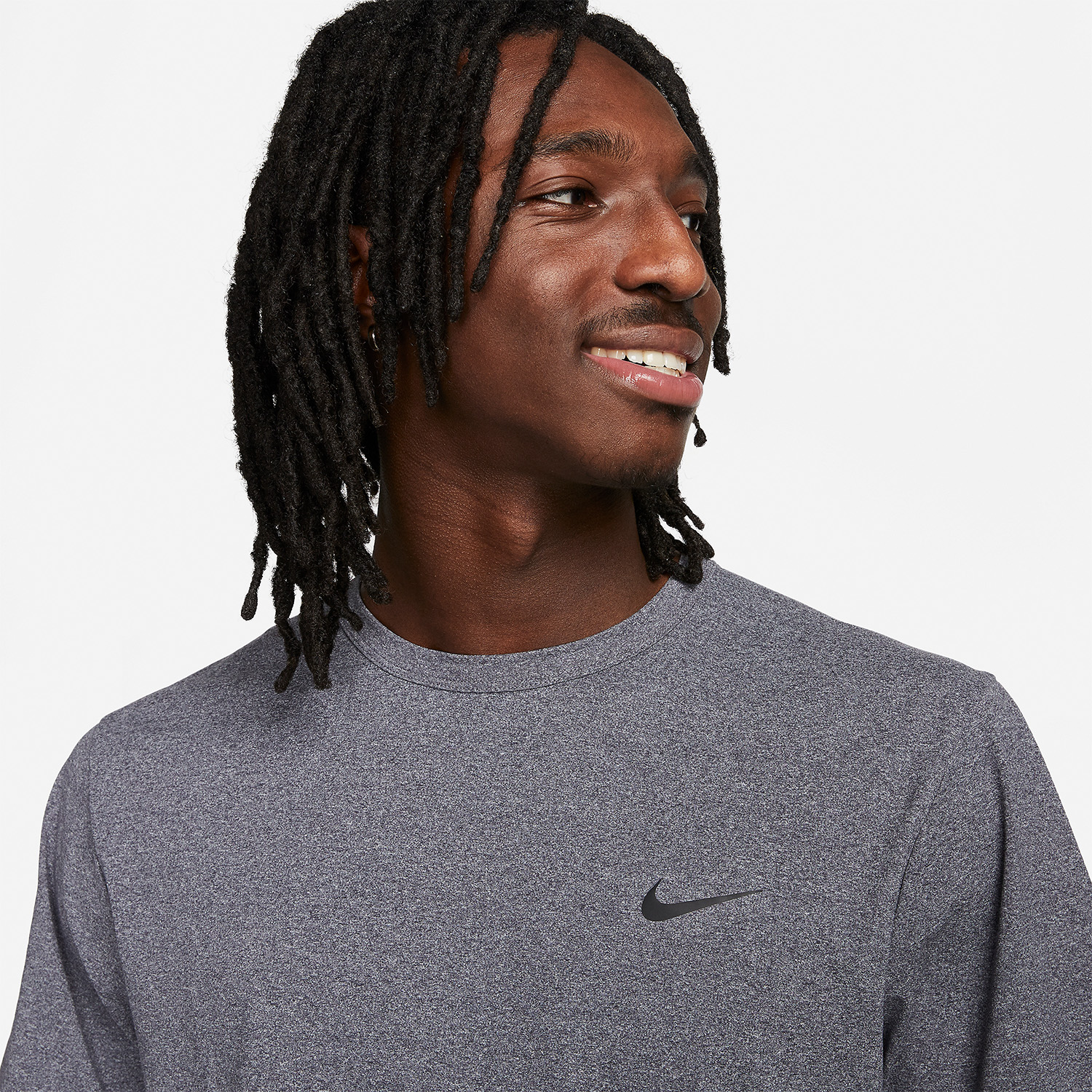 Nike Dri-FIT Hyverse Maglietta Obsidian/Heater/Black