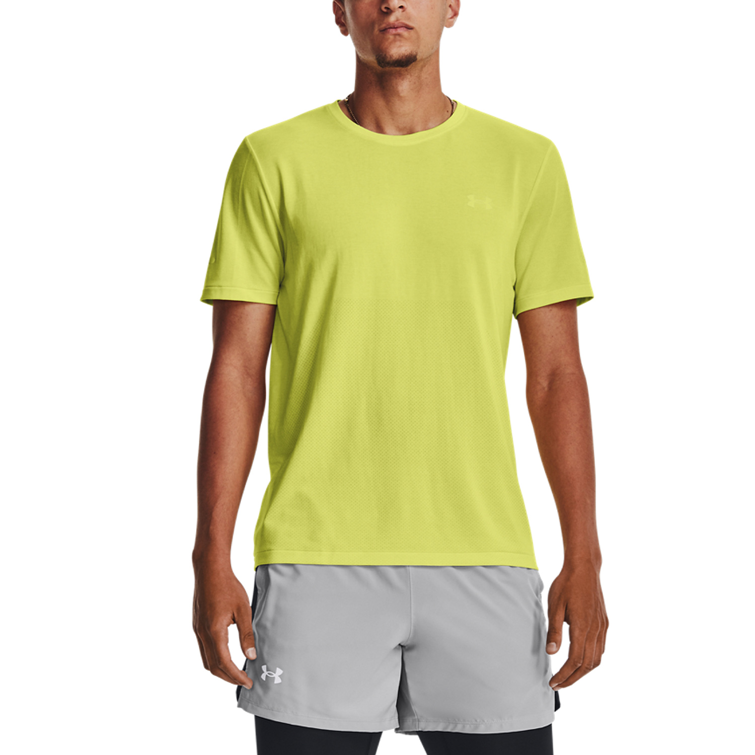 Under Armour Seamless Stride Maglietta Lime Yellow