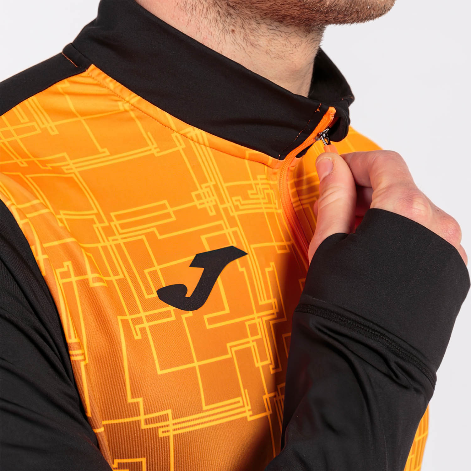 Joma Elite VIII Maglia Black/Orange