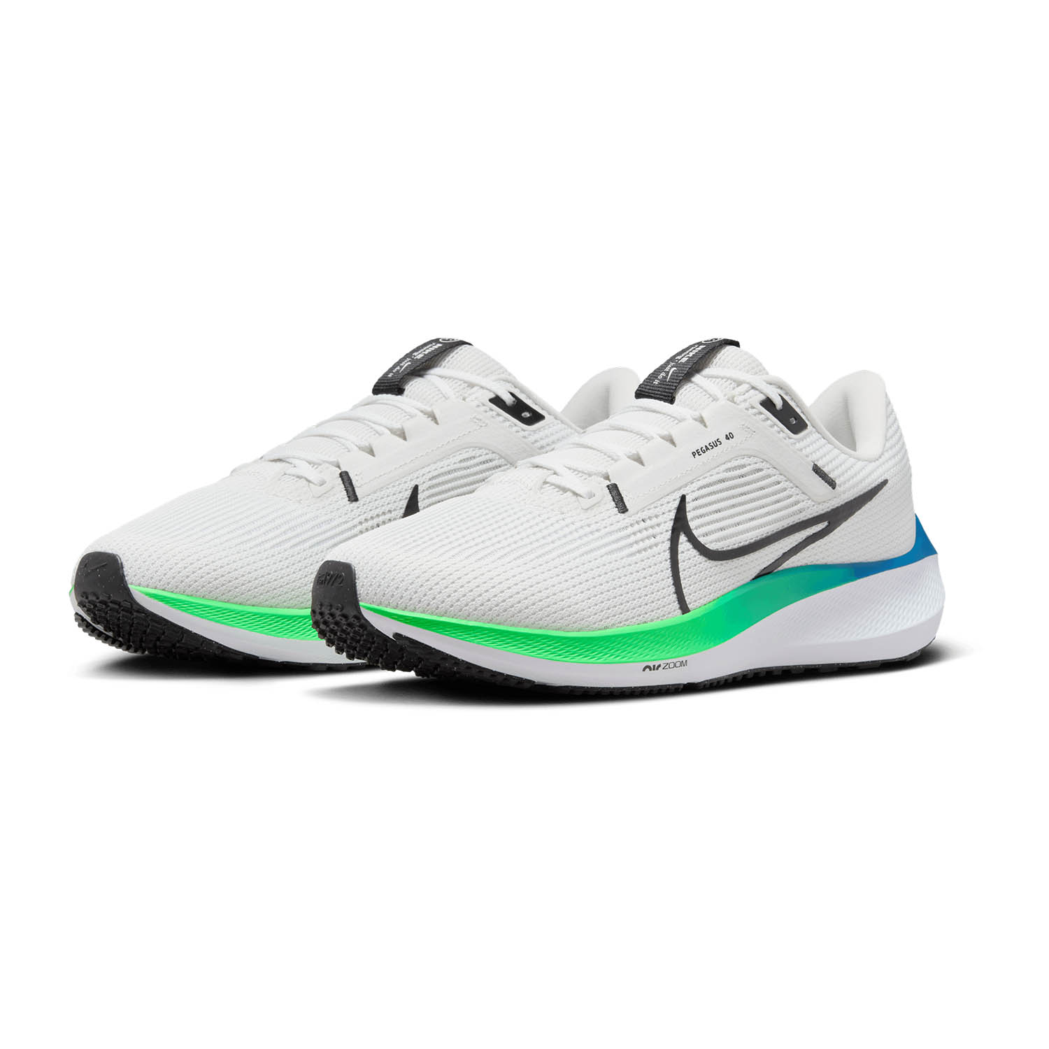 Nike Air Zoom Pegasus 40 Platinum Tint/Black/White/Green Strike