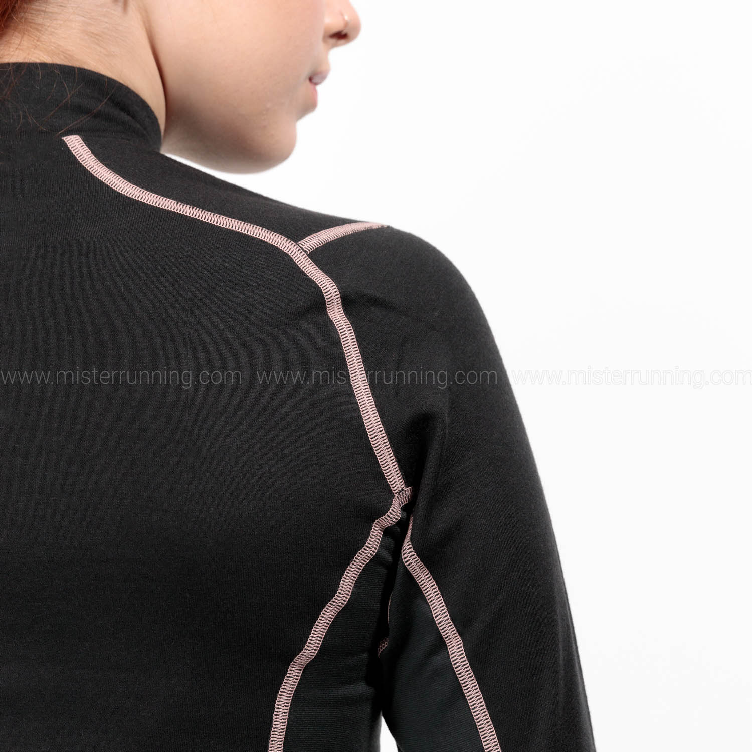 Mizuno Merino Wool Maglia Black/Apricot Blush