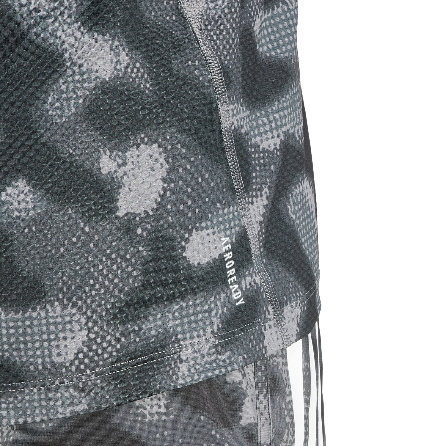 adidas Own The Run Iconic Maglietta Grey Four/Grey Six/Carbon/Black